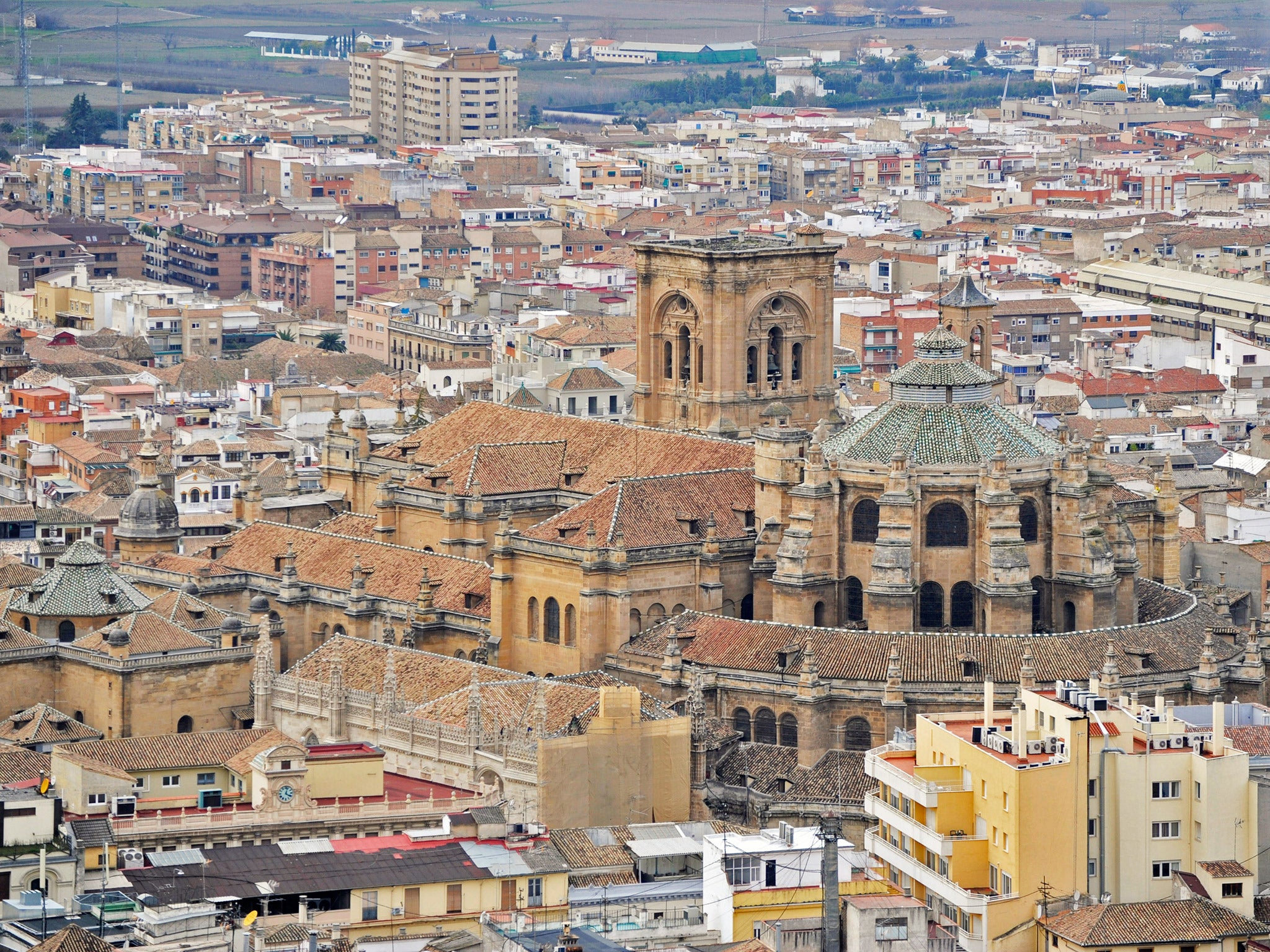 The Cathedral in the centre of the Spanish city of Granada