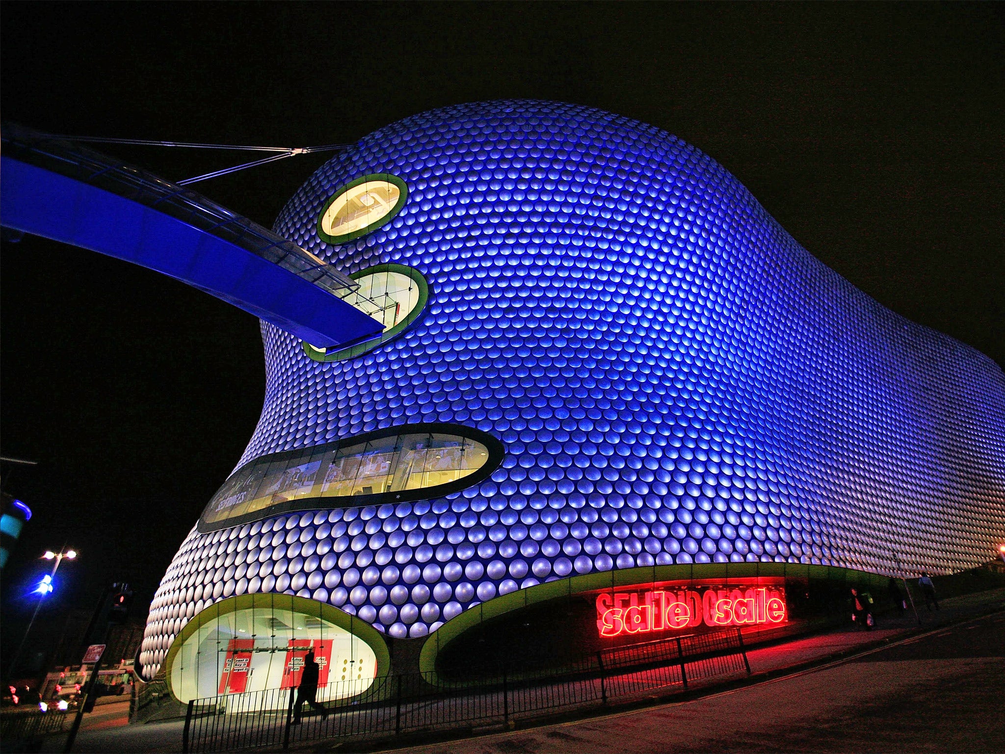 The Bullring Shopping Centre in Birmingham (Getty)