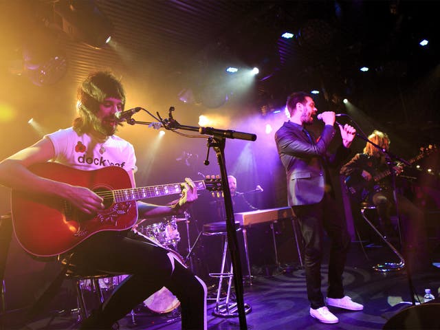 Kasabian perform live