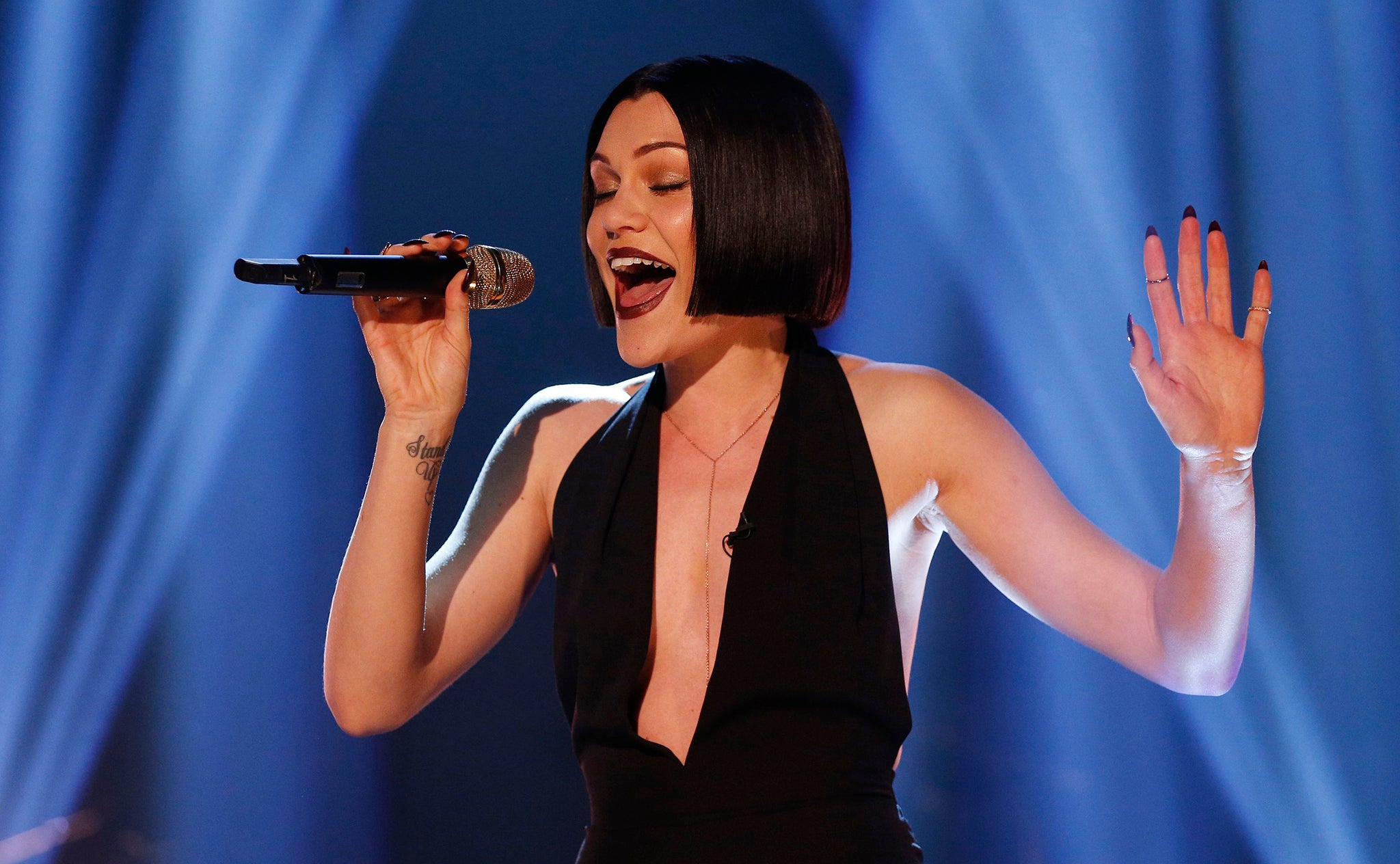 Jessie J performed at the Brixton Academy in London last night