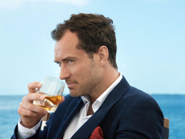 Jude Law fronted a campaign for Diageo's Johnnie Walker Blue Label scotch, one of the drinks that has fallen out of favour in Russia 