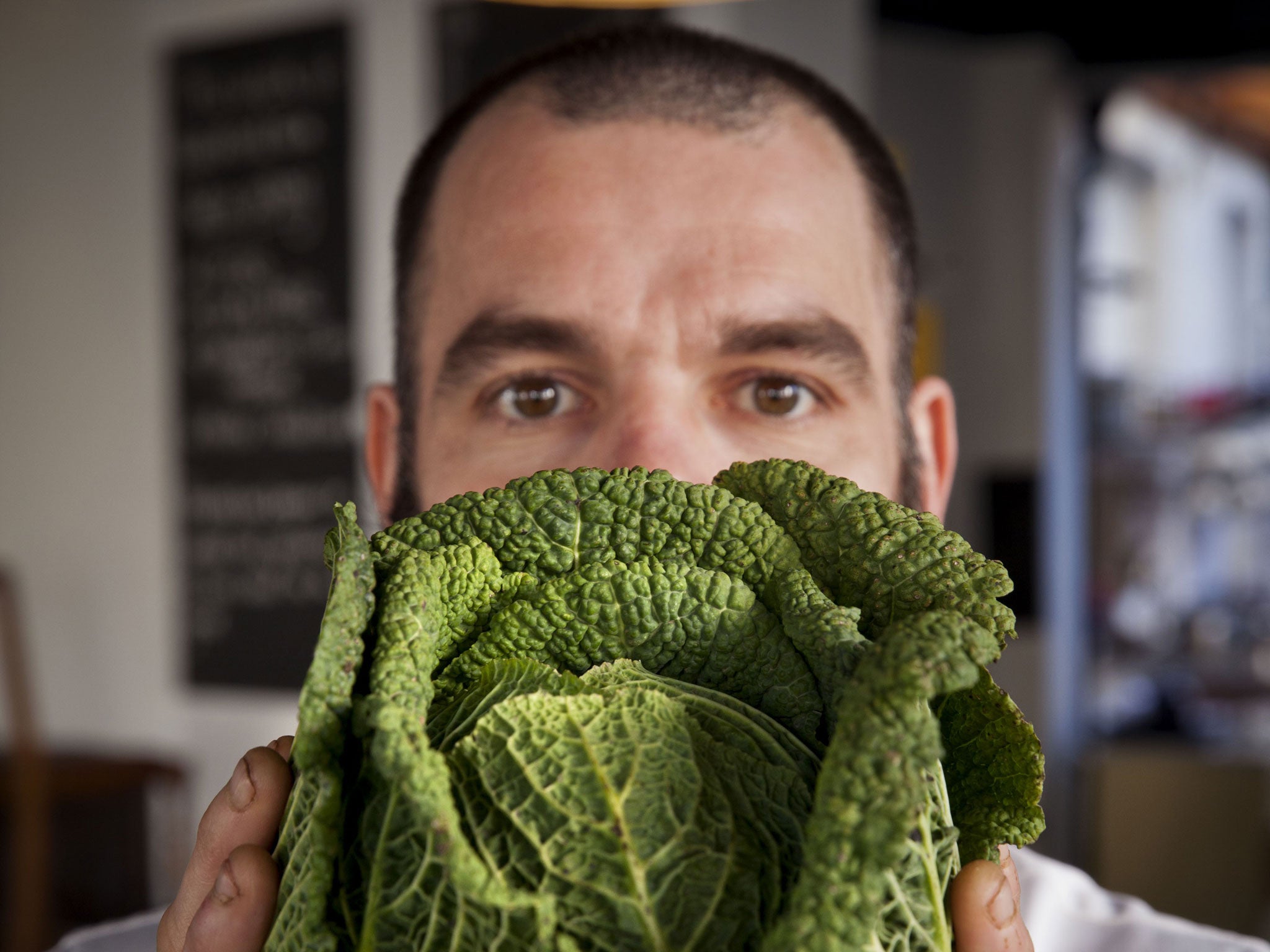 Vote green: Benoit Berenger at The Duke of Cambridge in London's Islington