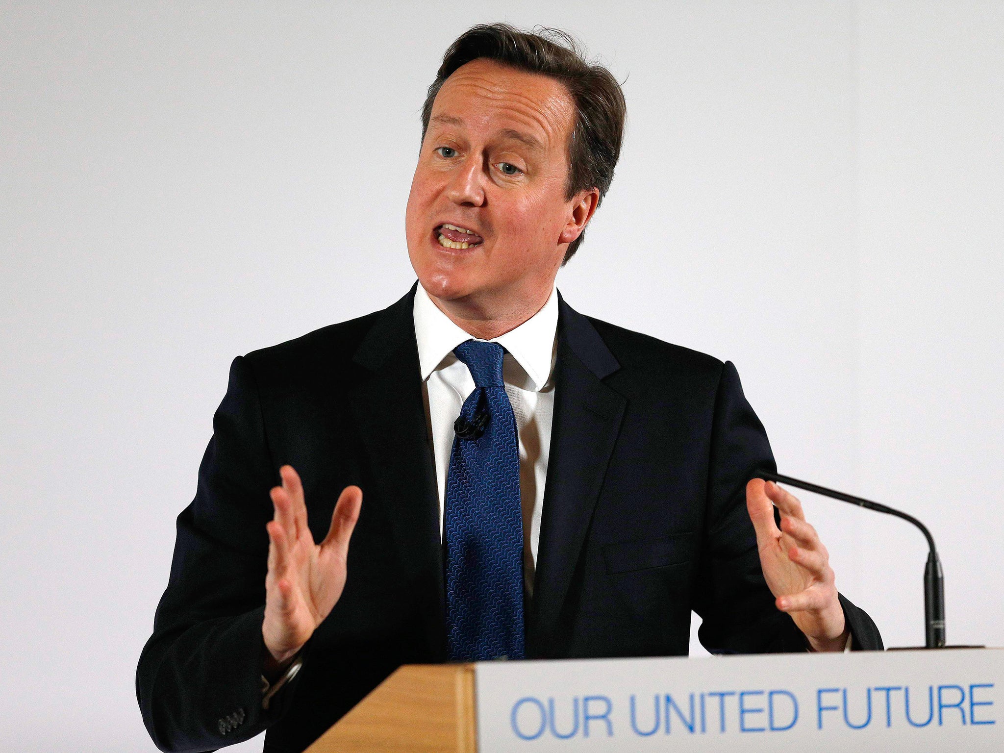 David Cameron said he believed in the 'freedom to hunt'