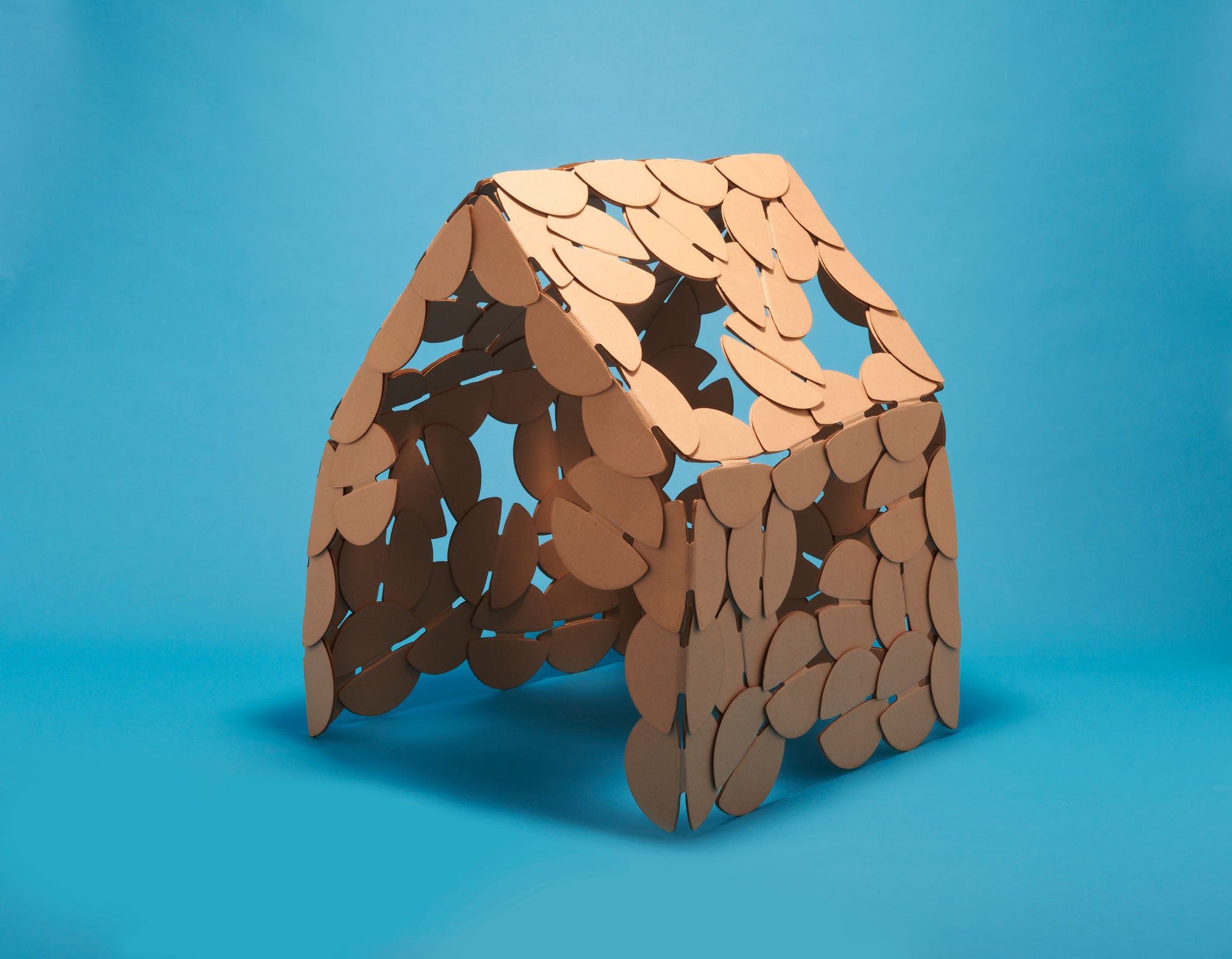 Torsten Sherwood's Noook is a simple construction toy for creating mini-architecture