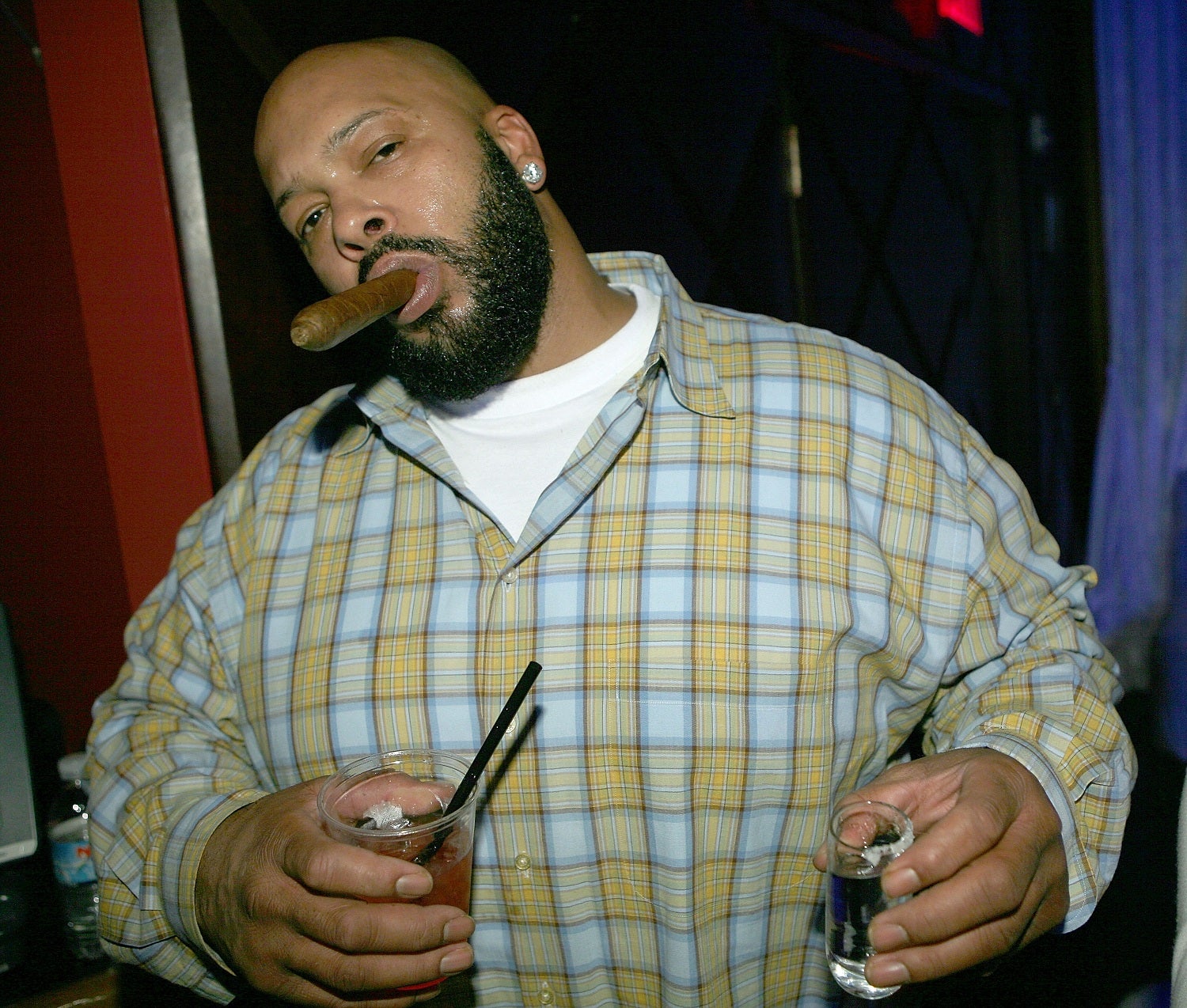 Suge Knight at a Belvedere party in Las Vegas, 2007.