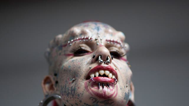 Venezuela Expo Tattoo 2015: Extreme body art from 'Vampire Woman' to 109mm  earlobes | The Independent | The Independent