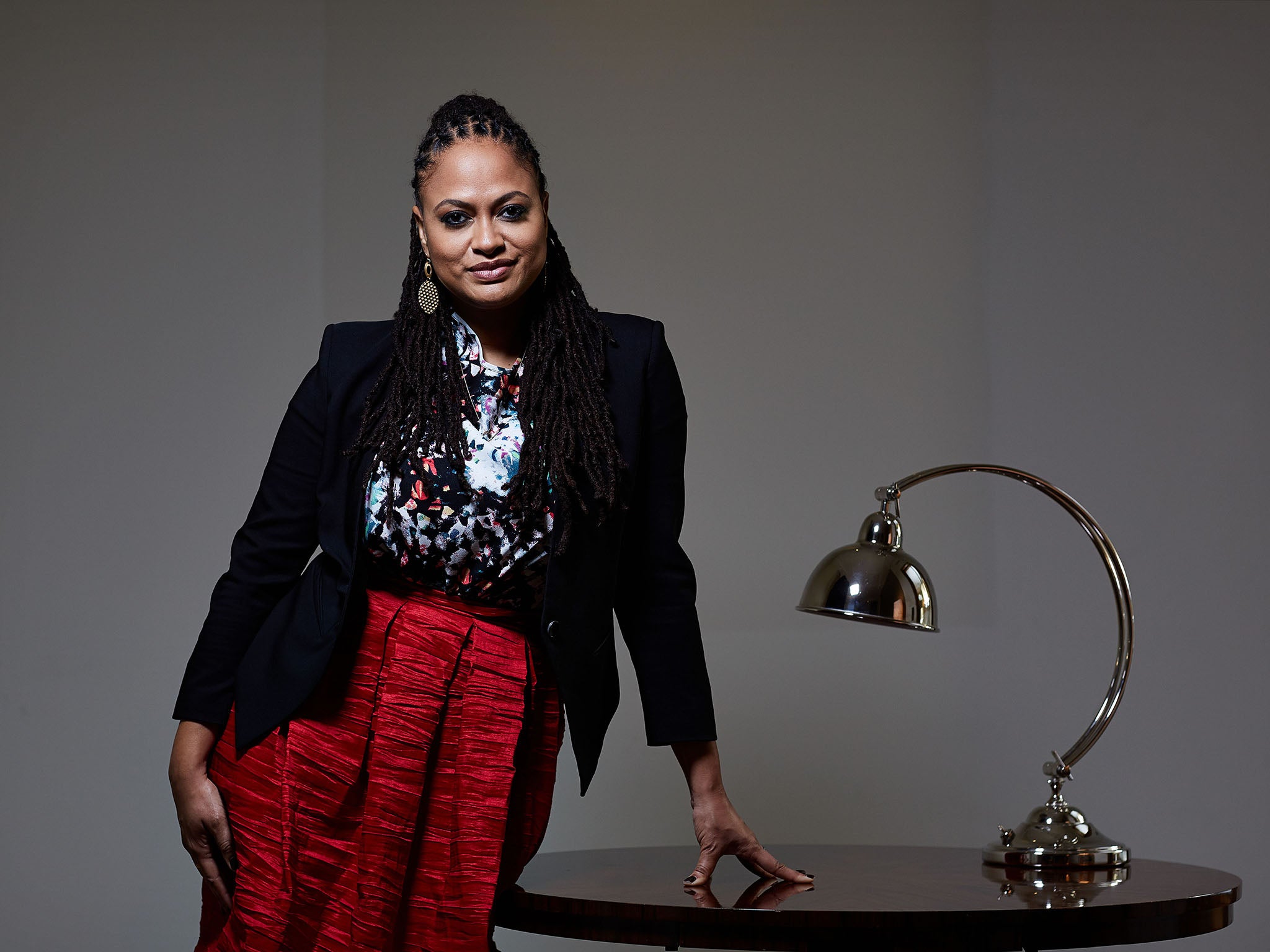 Director Ava DuVernay, whose feature film Selma is nominated in this year's academy awards, photographed at London's Corinthian Hotel. (Justin Sutcliffe)
