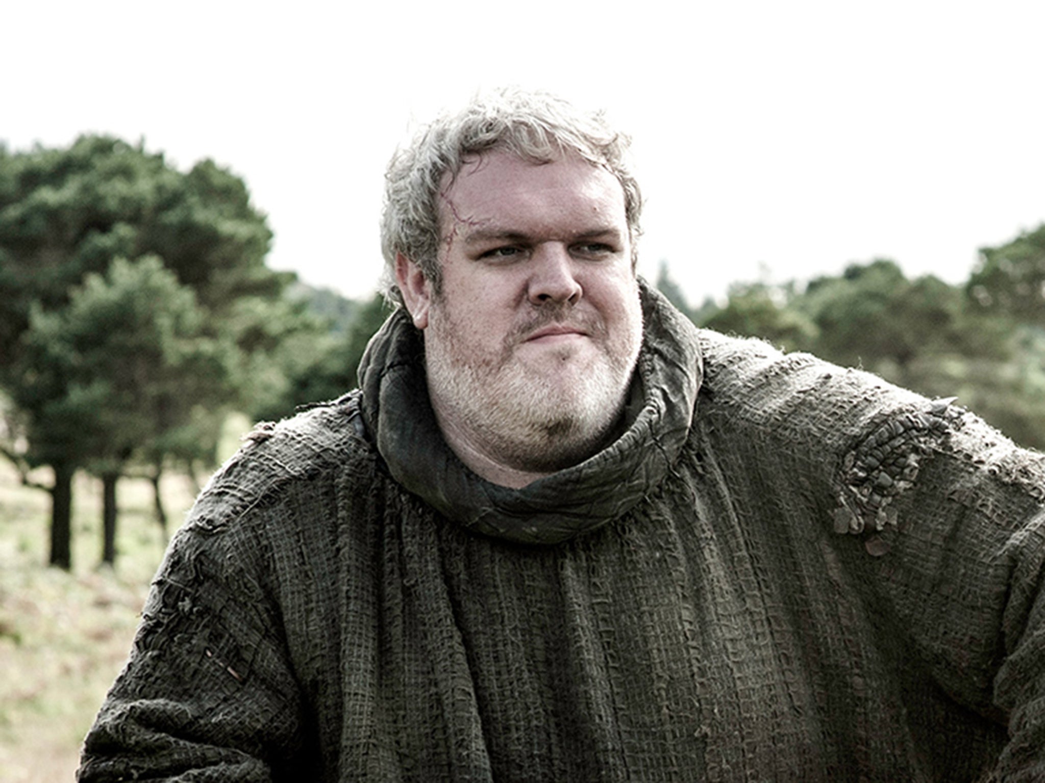 Hodor, a stableboy at Winterfel. Character from the series 'Game of Thrones', played by Kristian Nairn