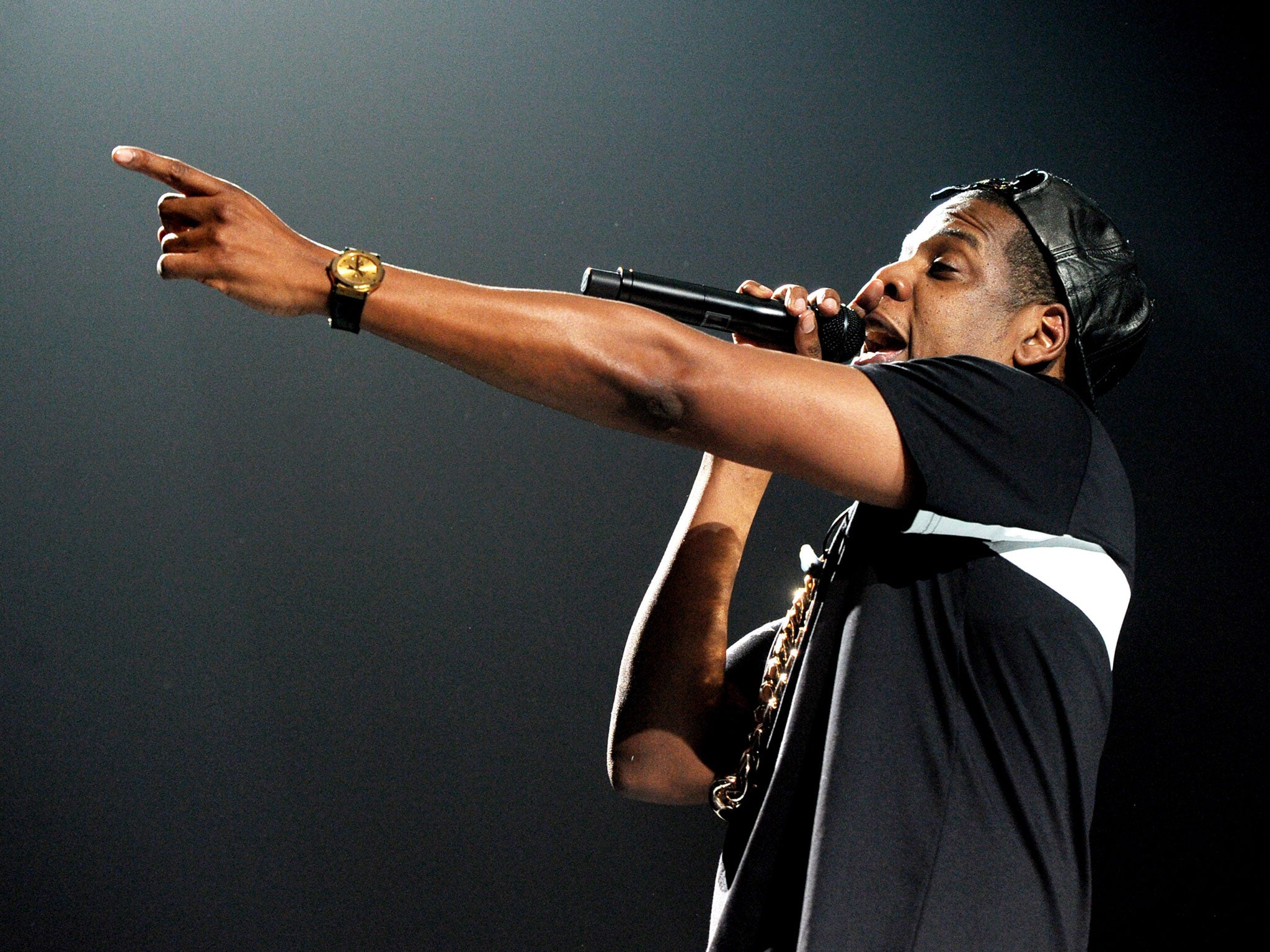 Jay Z performs at The Staples Center on 9 December, 2013, in Los Angeles, California