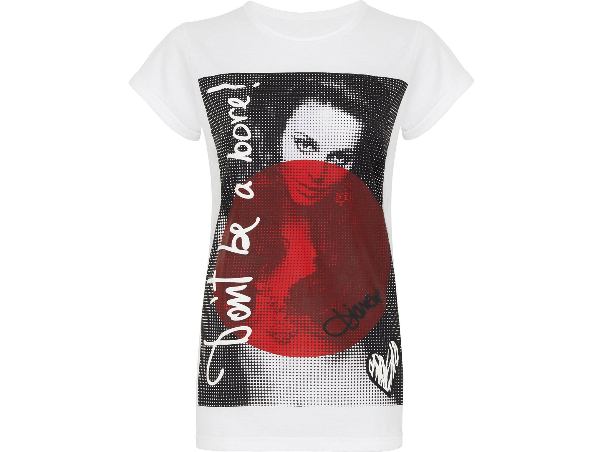 T-shirt by Diane von Furstenberg, £14.99 Tkmaxx.com