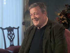 Read more

Stephen Fry explains what he would say if he was 'confronted by God'