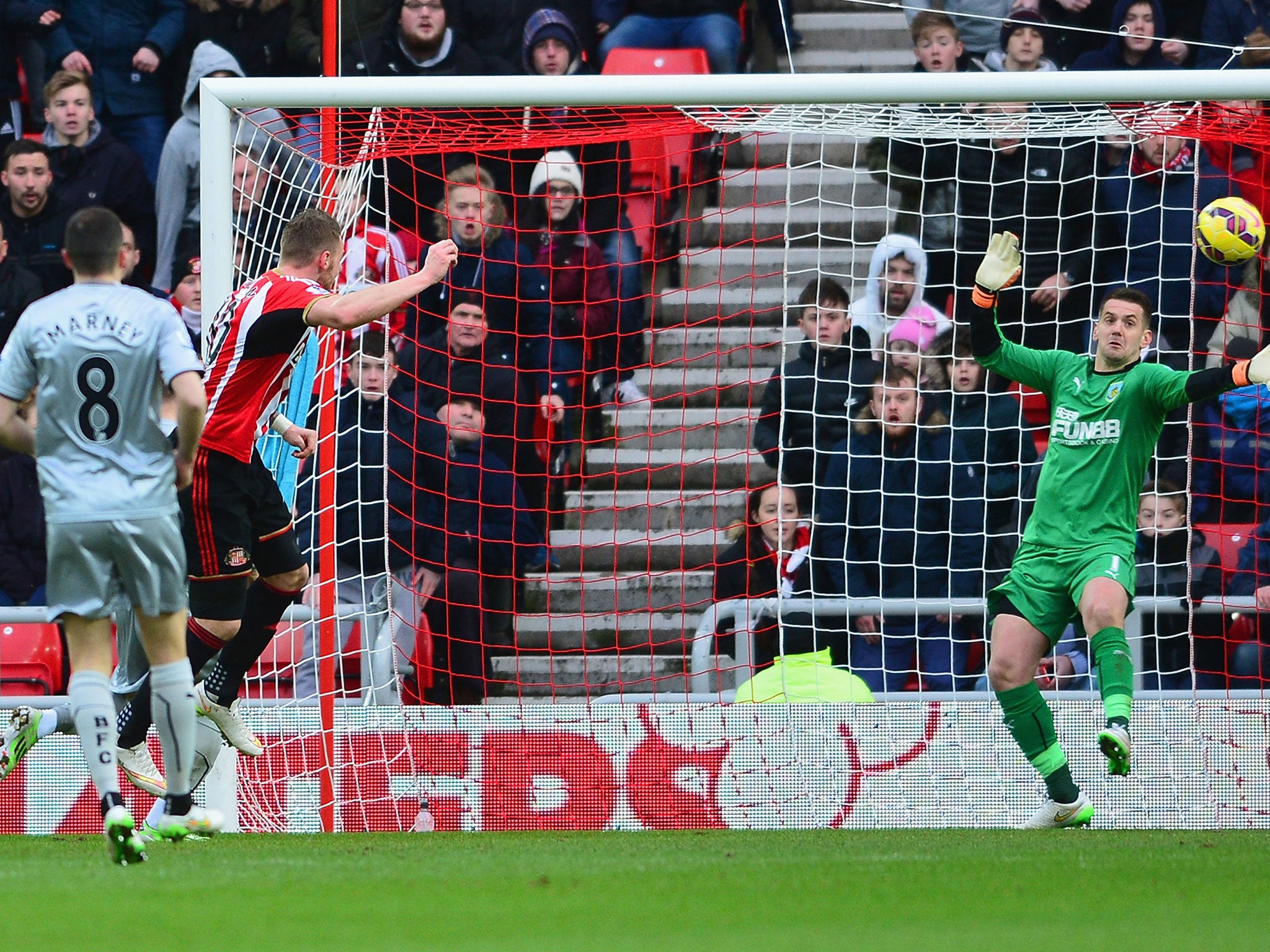 Connor Wickham heads in his first goal