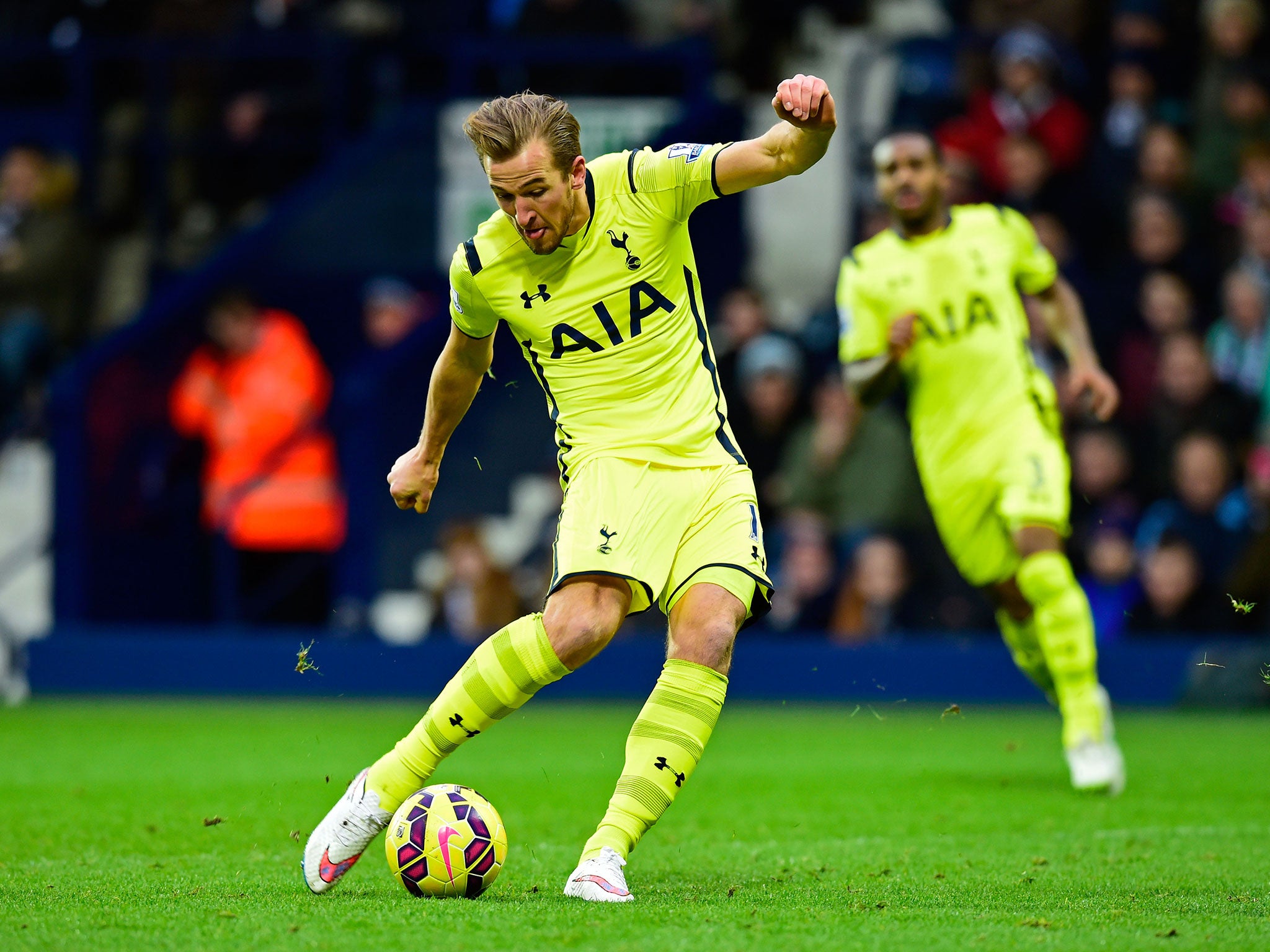 Kane scored twice in Saturday's 3-0 win over West Brom