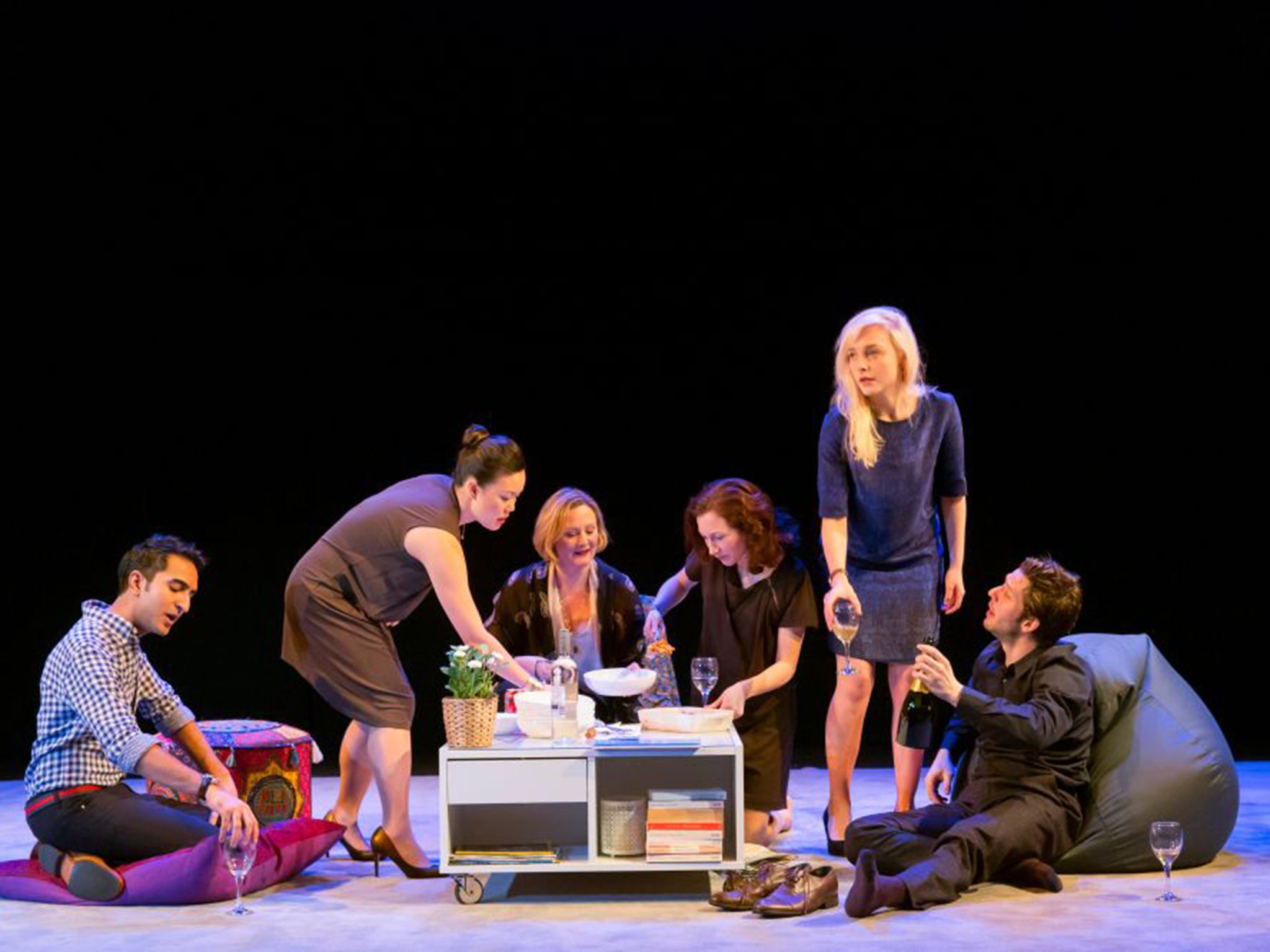 Reviews of Olivia Vinall and Anthony Calf in The Hard Problem by Tom Stoppard suggested the play lacked human passion (Johan Persson)