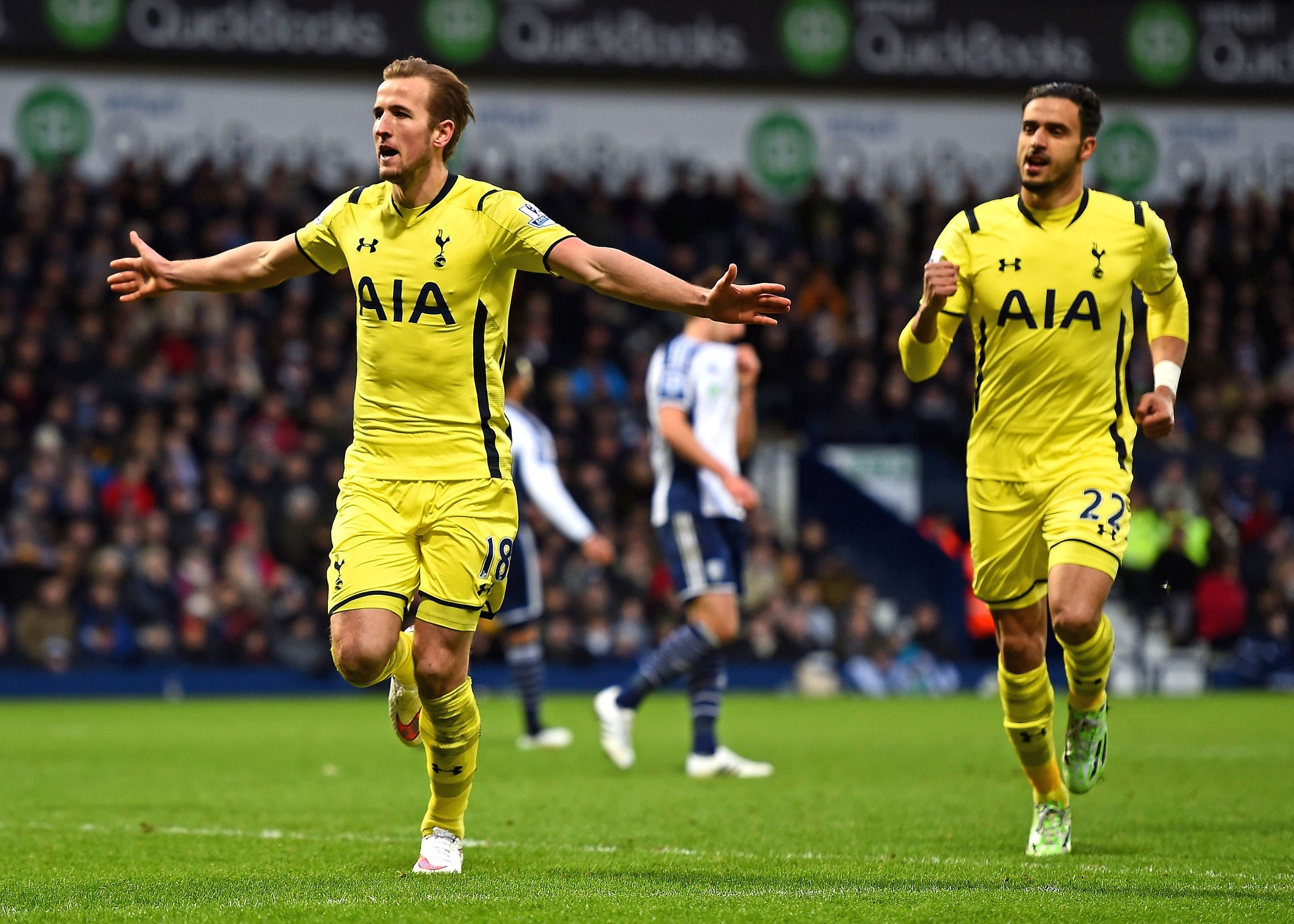 Harry Kane scored a brilliant double at West Brom