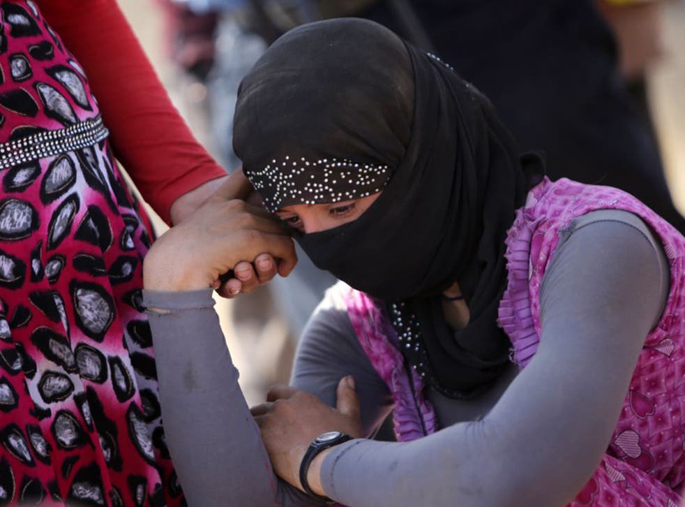 The Organisation of Women’s Freedom in Iraq (OWFI) believes that thousands of Yazidi woman have already been sold into enslavement (AFP)