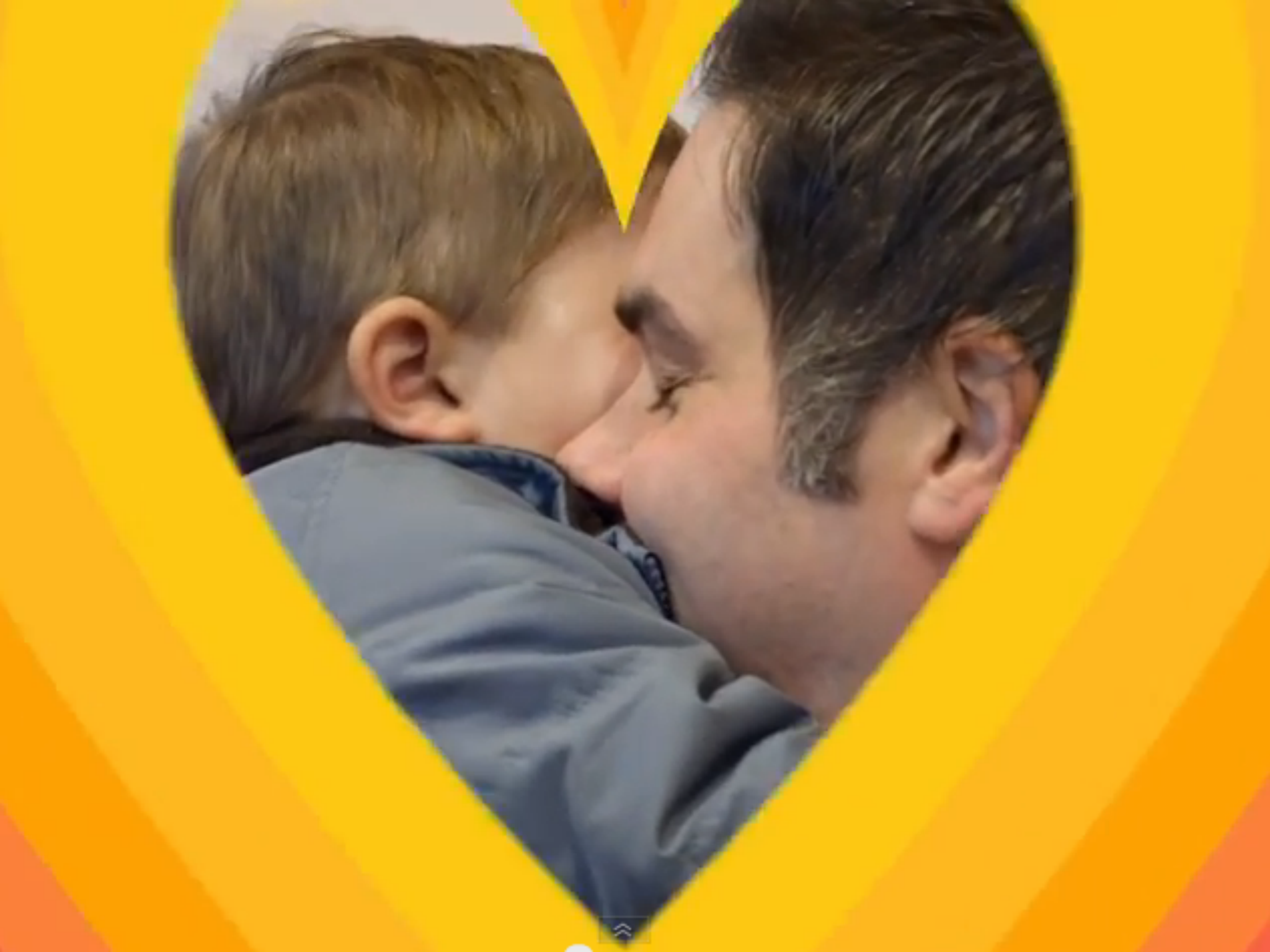 They're lovin' it too: heart-warming stuff from father and son in the new McDonald's advert