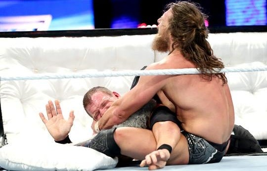 Daniel Bryan hits the Yes-Lock on Kane