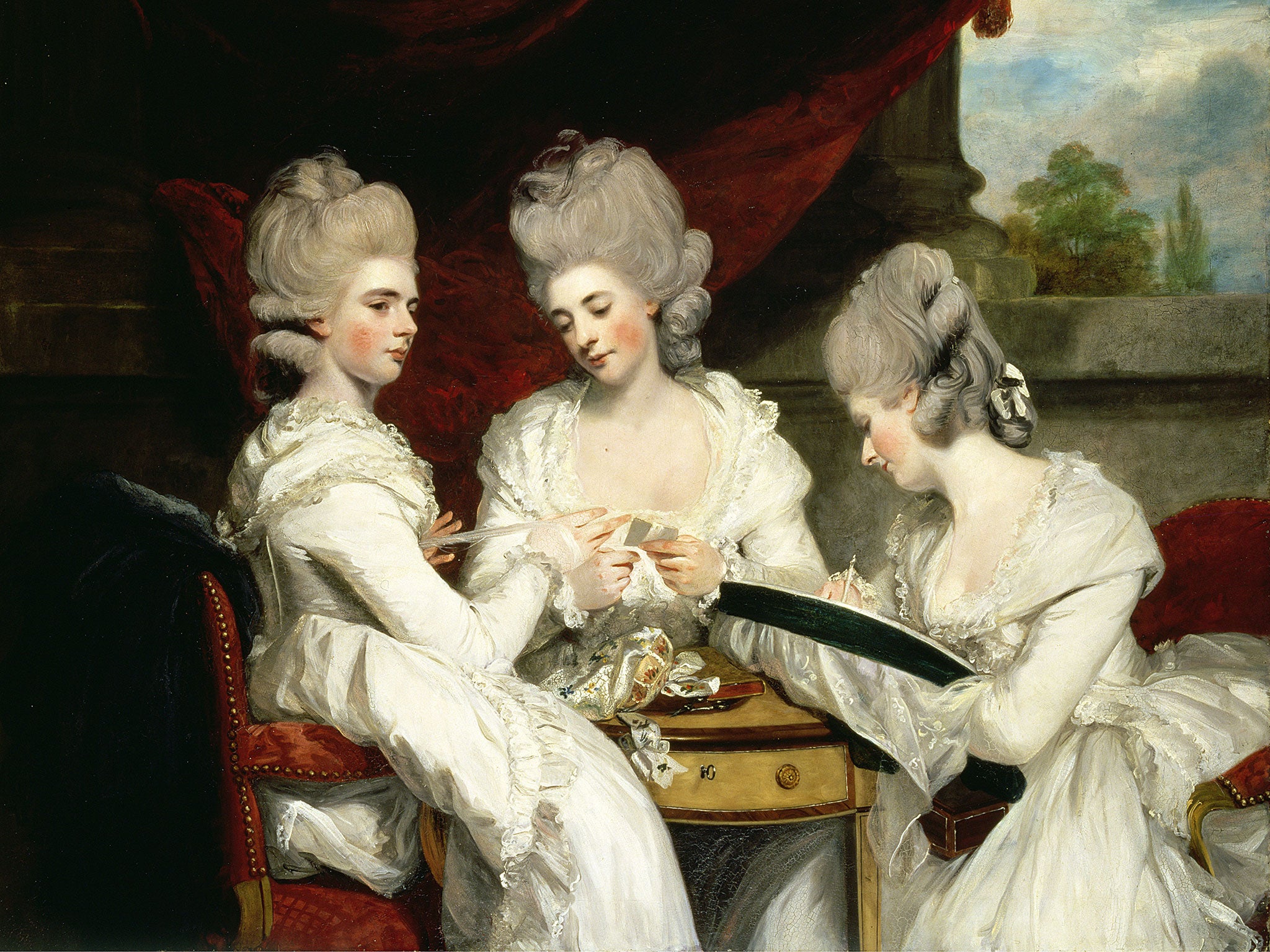 The Ladies Waldegrave, 1780 (oil on canvas) by Sir Joshua Reynolds