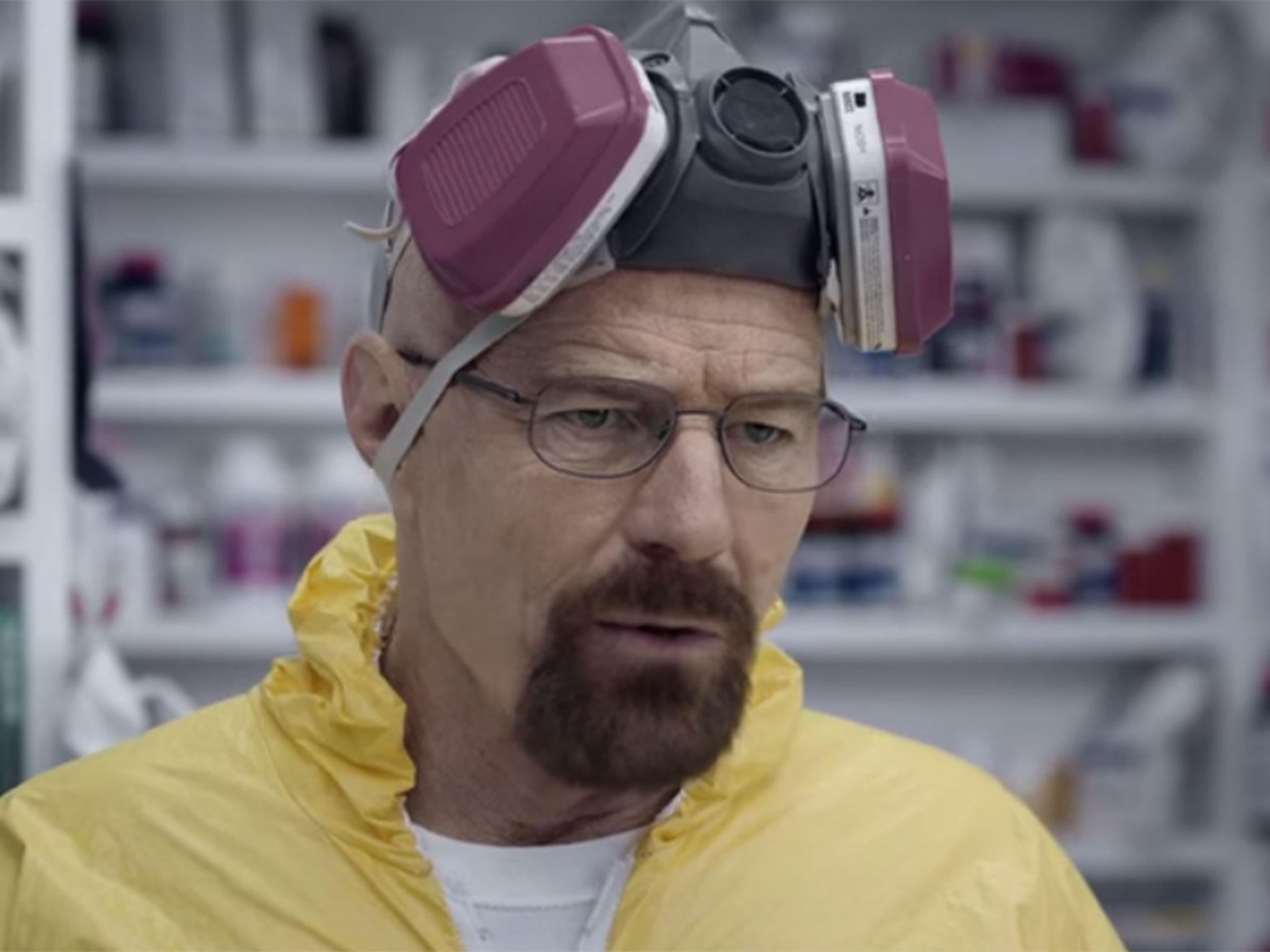 The Walter White character was among this year's Super Bowl advert surprises