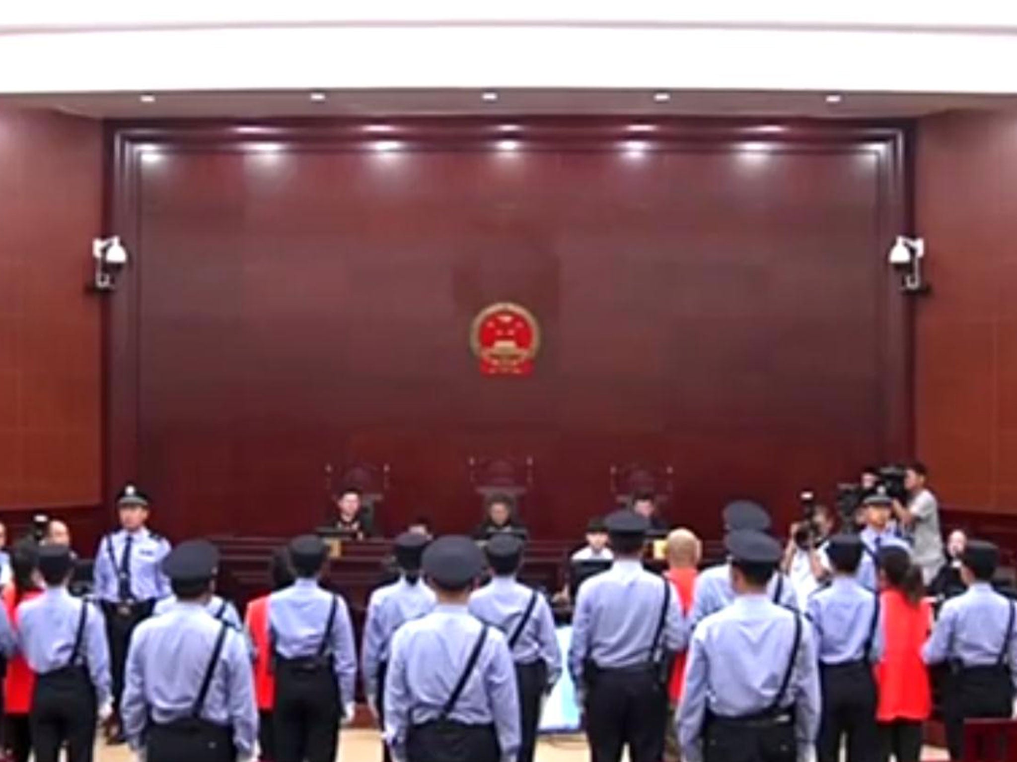 The cult members on trial last year