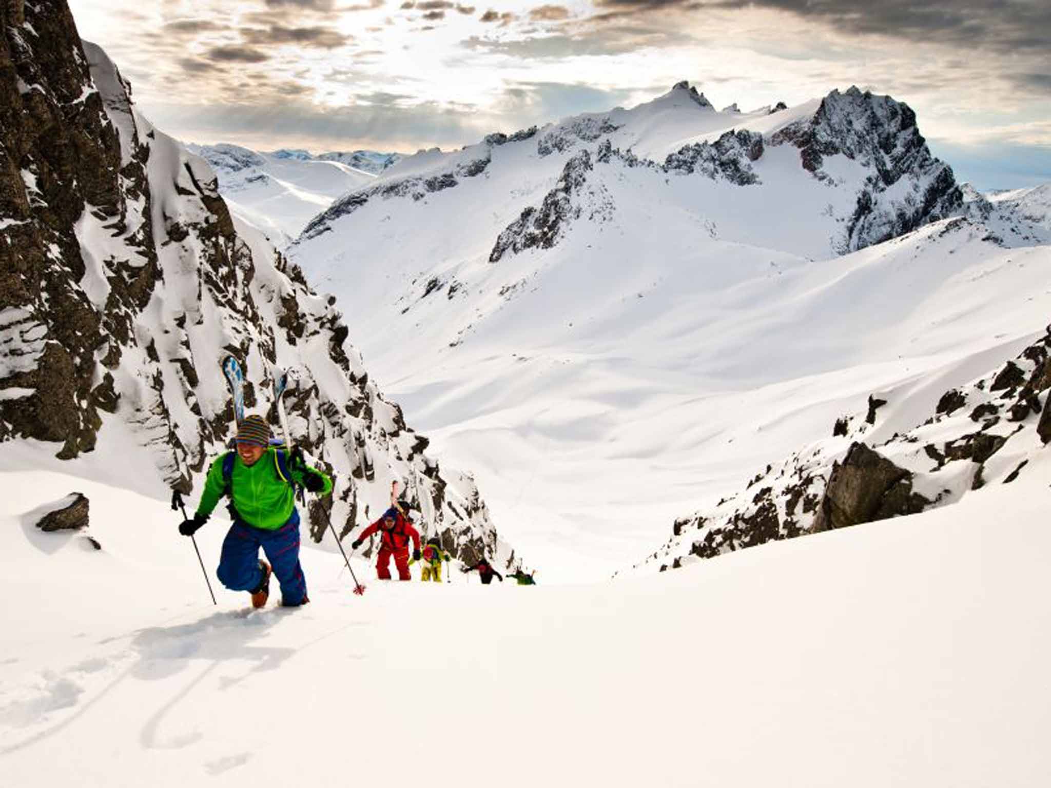 Ski touring