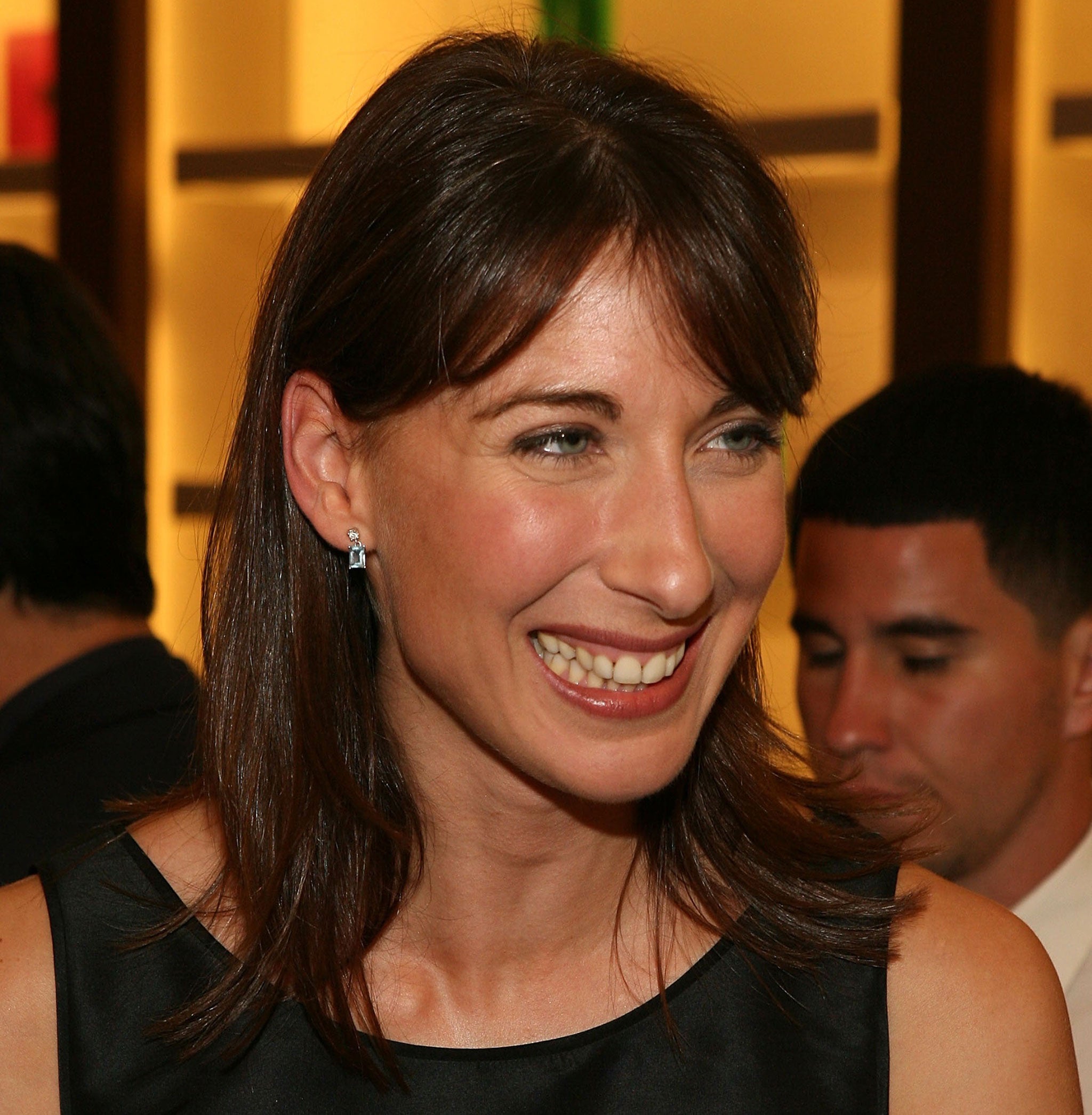 Samantha Cameron pictured at the Smythson, Rodeo Drive store launch party on 26 September, 2007, in Beverly Hills, California