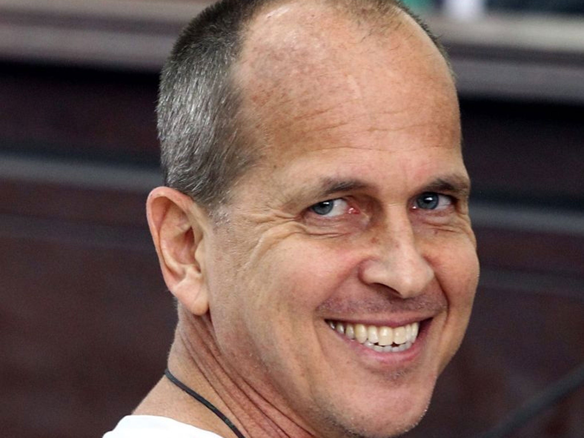Australian journalist Peter Greste during a trial session in Cairo, Egypt (EPA)