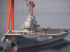 China sends aircraft carrier 'Liaoning' through Taiwan Strait