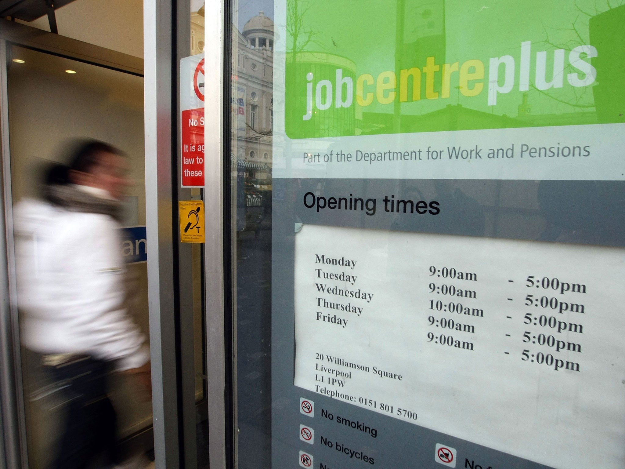 It might soon be a requirement for all of the UK’s 1.91 million job-seekers to have to sign on once a week (Getty)