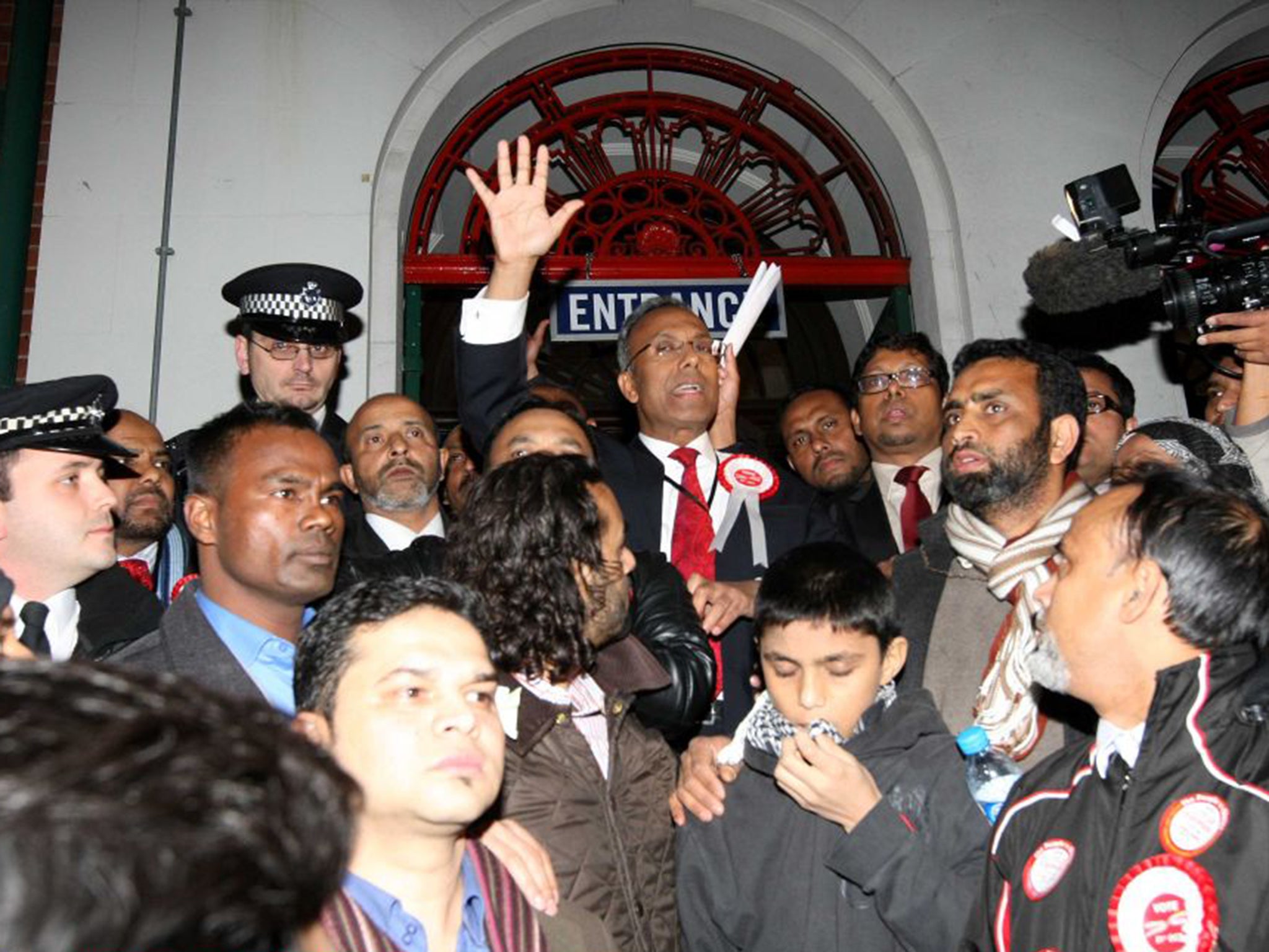 Lutfur Rahman was re-elected as mayor of Tower Hamlets in 2014 after four years in the role (Rex)