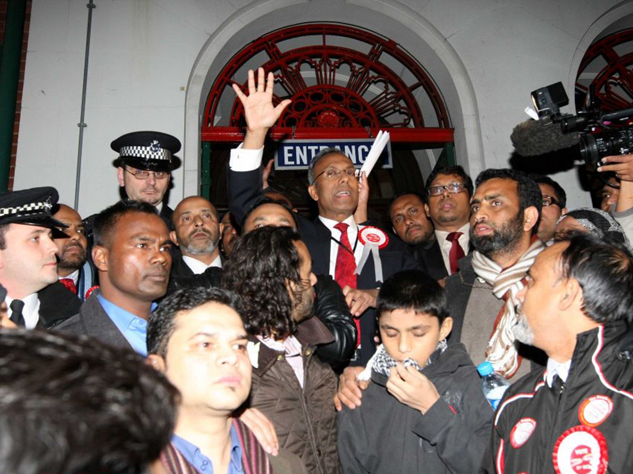 A judge declared Lutfur Rahman's victory in the 2014 Tower Hamlets mayoral election to be void after finding the politician guilty of corrupt practice