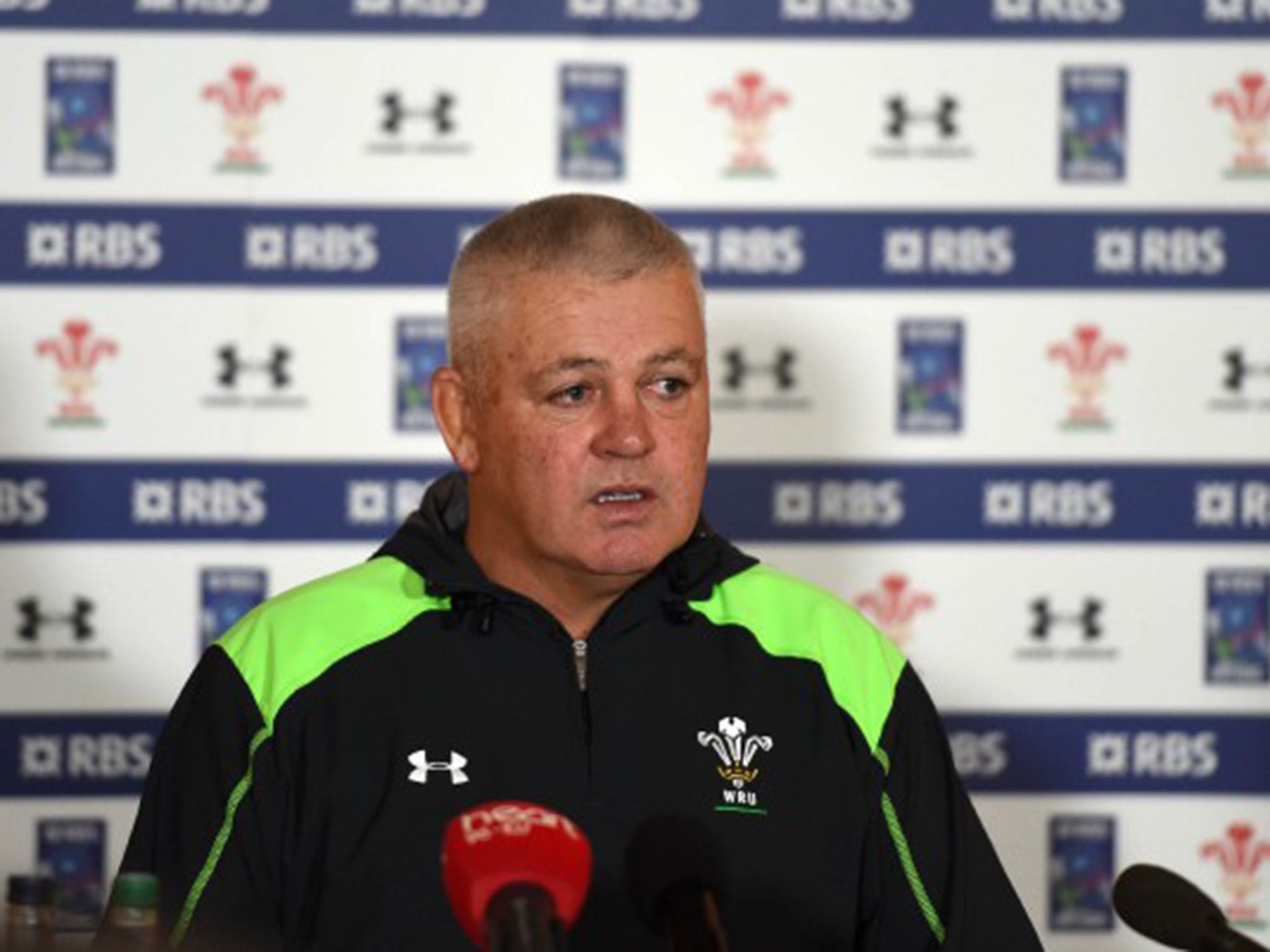 Warren Gatland, the Wales coach, unveiled his side 48 hours earlier than anticipated (Getty)