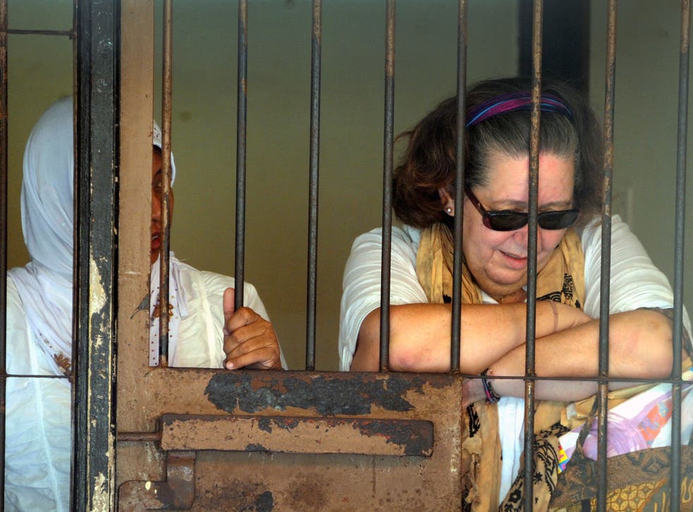 Linday Sandiford imprisoned in Bali, where she faces death by firing squad