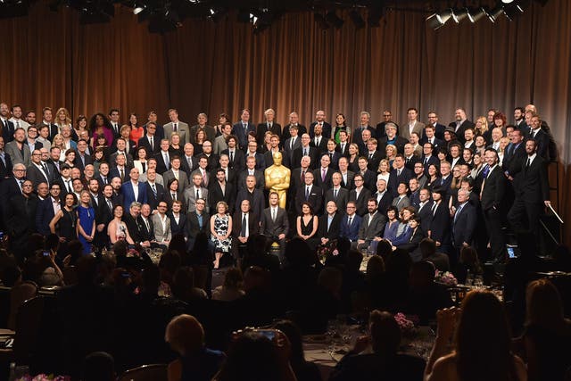 The 2015 Oscar nominees attend the annual Academy Awards luncheon in Hollywood