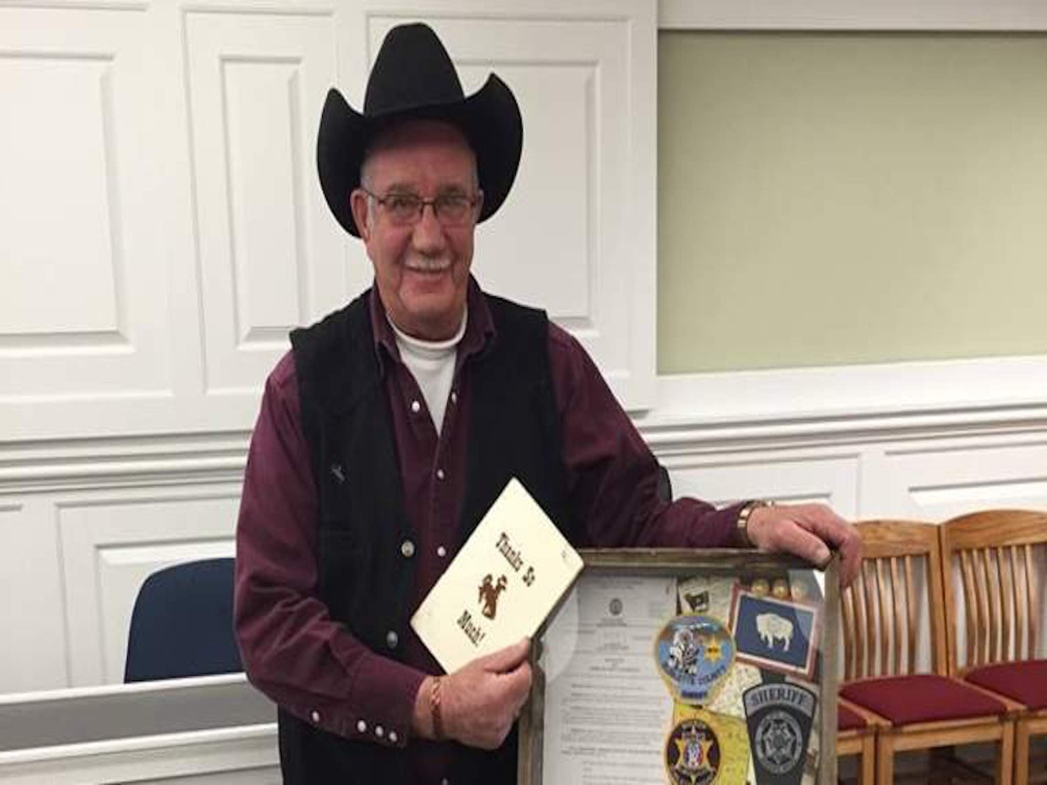 Sheriff's deputy Gene Bryson said he had worn a cowboy hat since he was 19