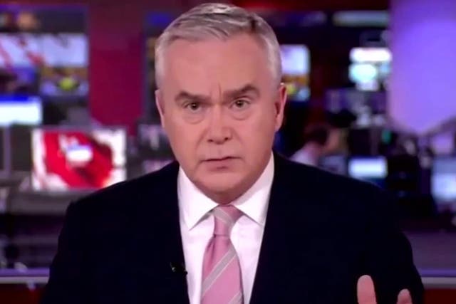 <p>Huw Edwards is among the BBC journalists to poke fun at new crackdown on how staff use Twitter</p>
