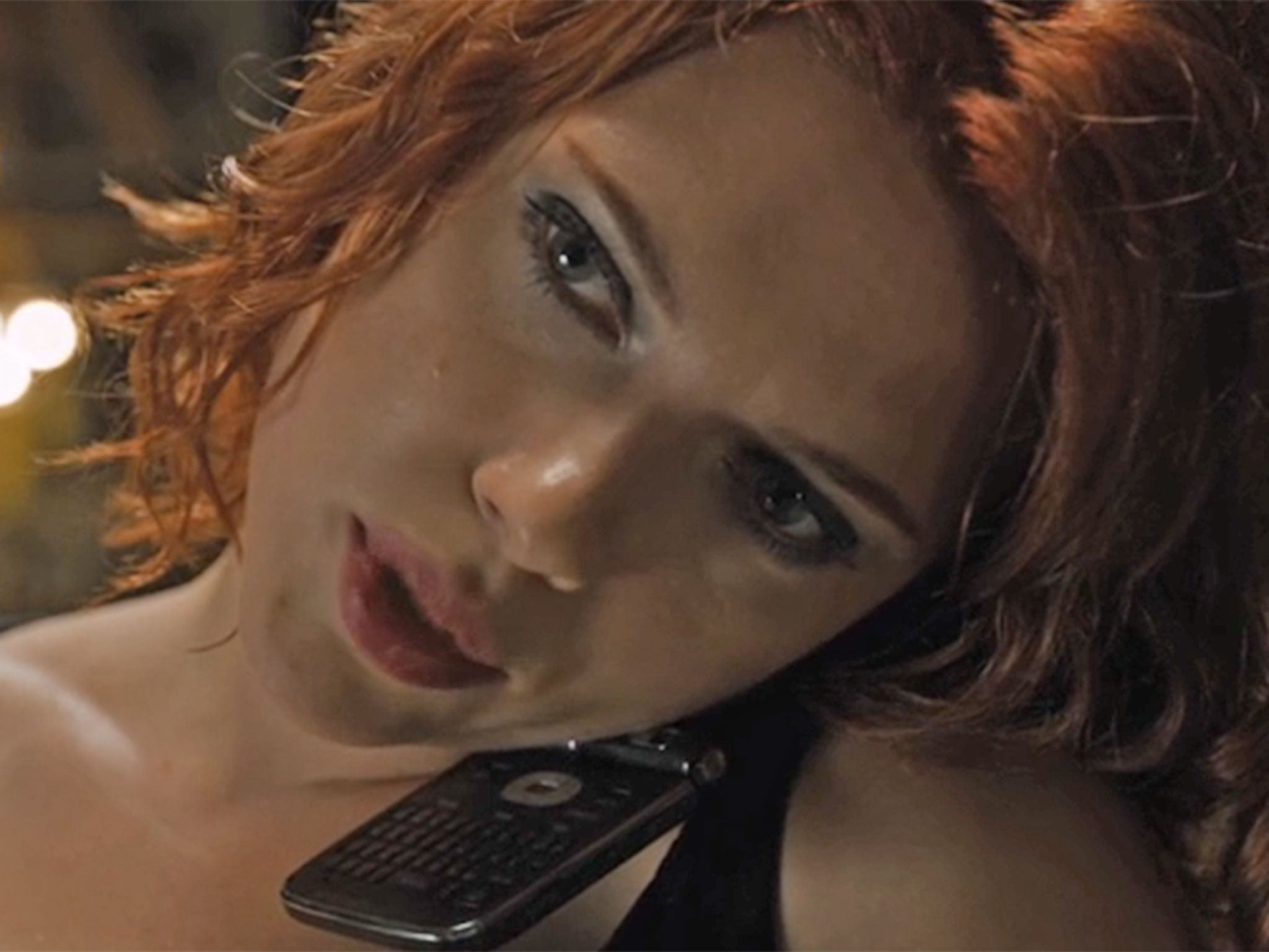 Scarlet Johannson as the Black Widow in the Avengers Assemble (2012)