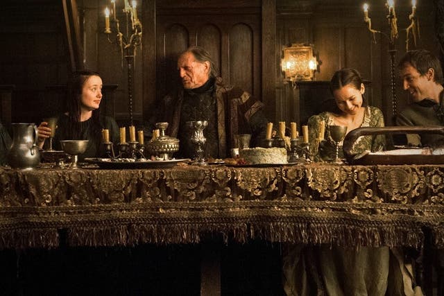 Fingers crossed the banquet won't end like the one at the Red Wedding