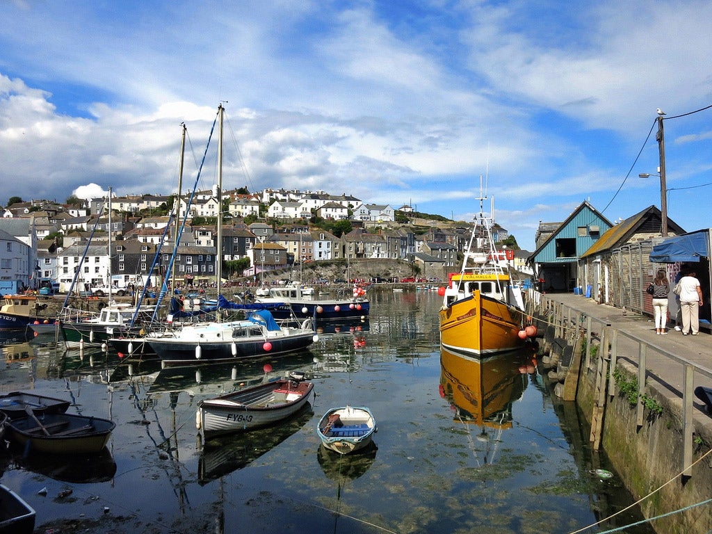 The fishing port of Mevagissey, Cornwall