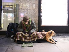 Rough sleepers increase by a third in five years