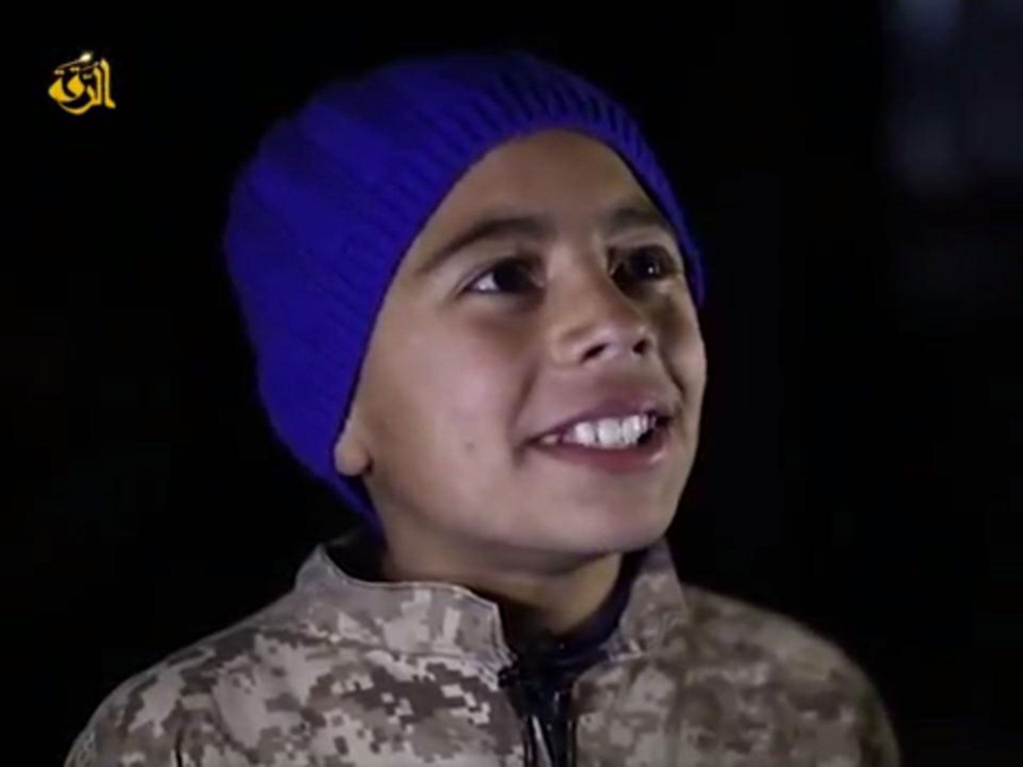 A young boy interviewed in the video after watching the pilot's death