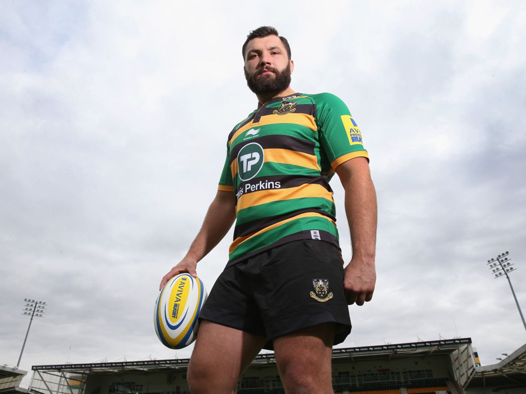 Northampton’s Alex Corbisiero has been out for three months with a shoulder injury