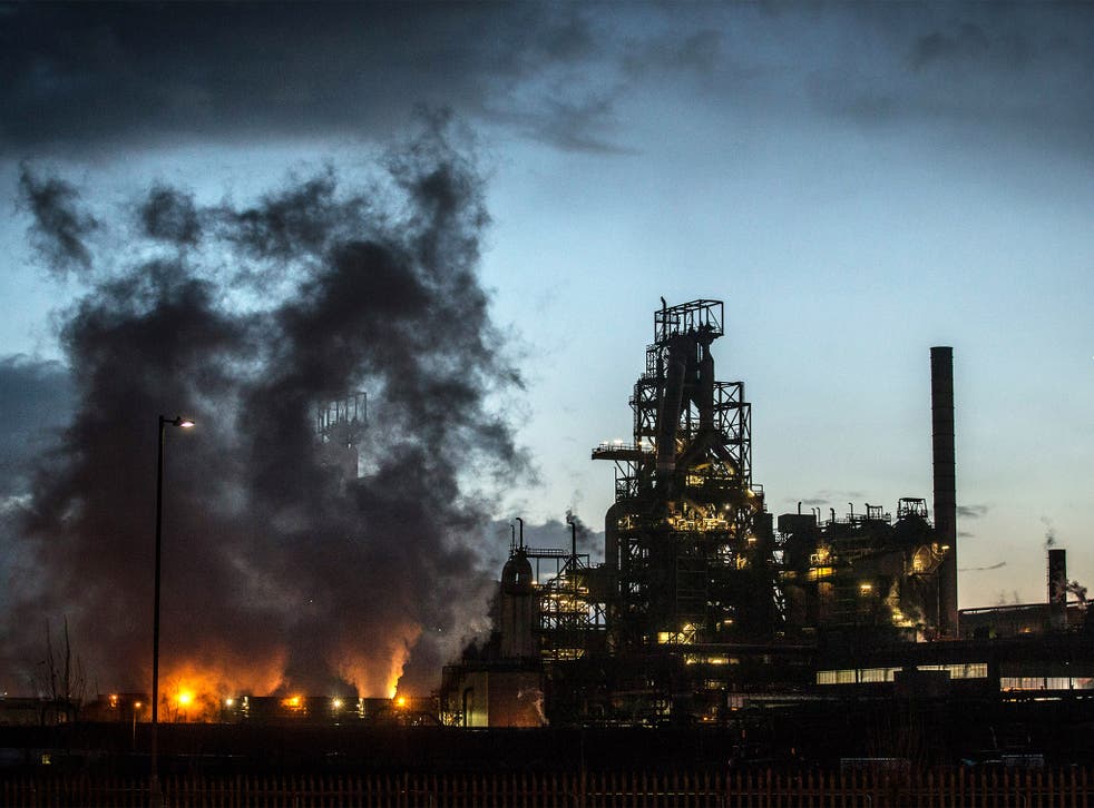 Tata’s steel works in Port Talbot, Wales