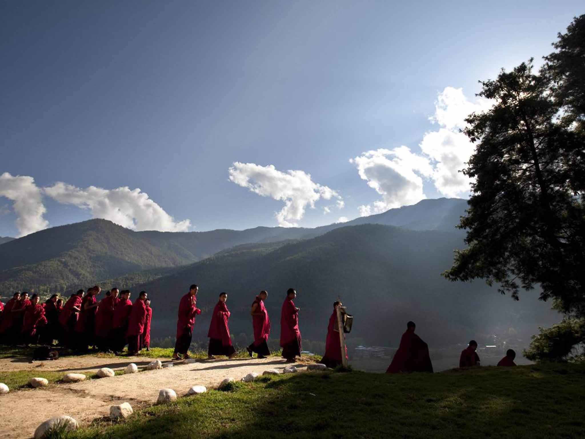 Picture perfect: Backshall loves Bhutan's landscape