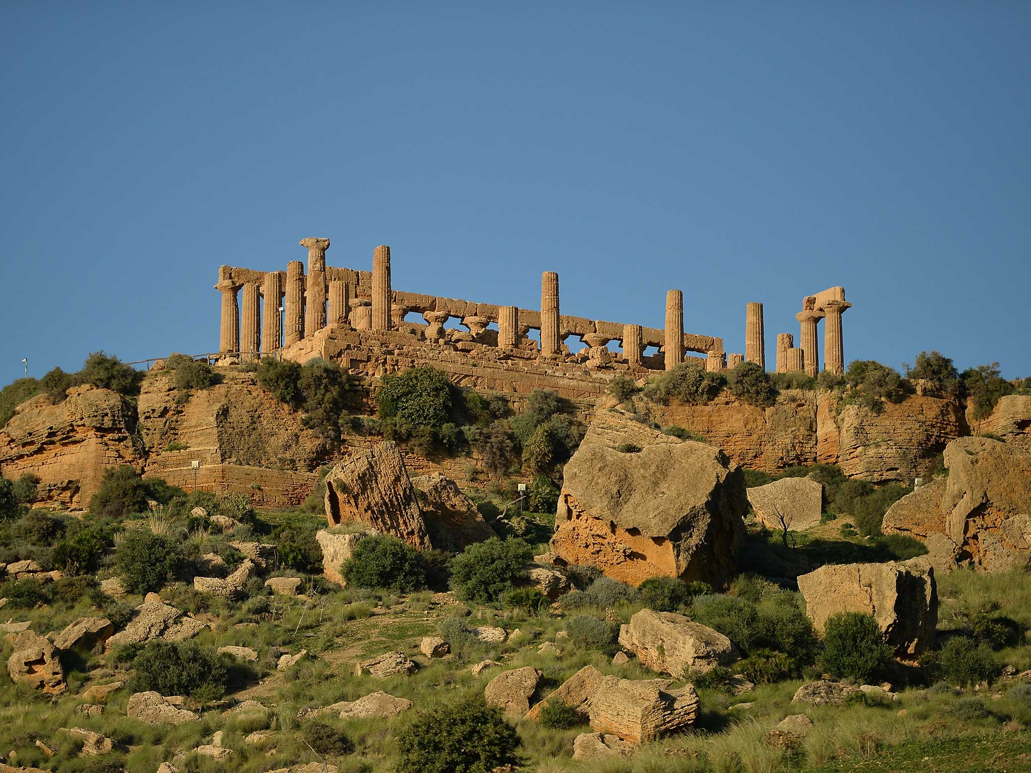 The Temple of Juno, Sicily, the local Agrigento city council has been accused of lining its own pockets