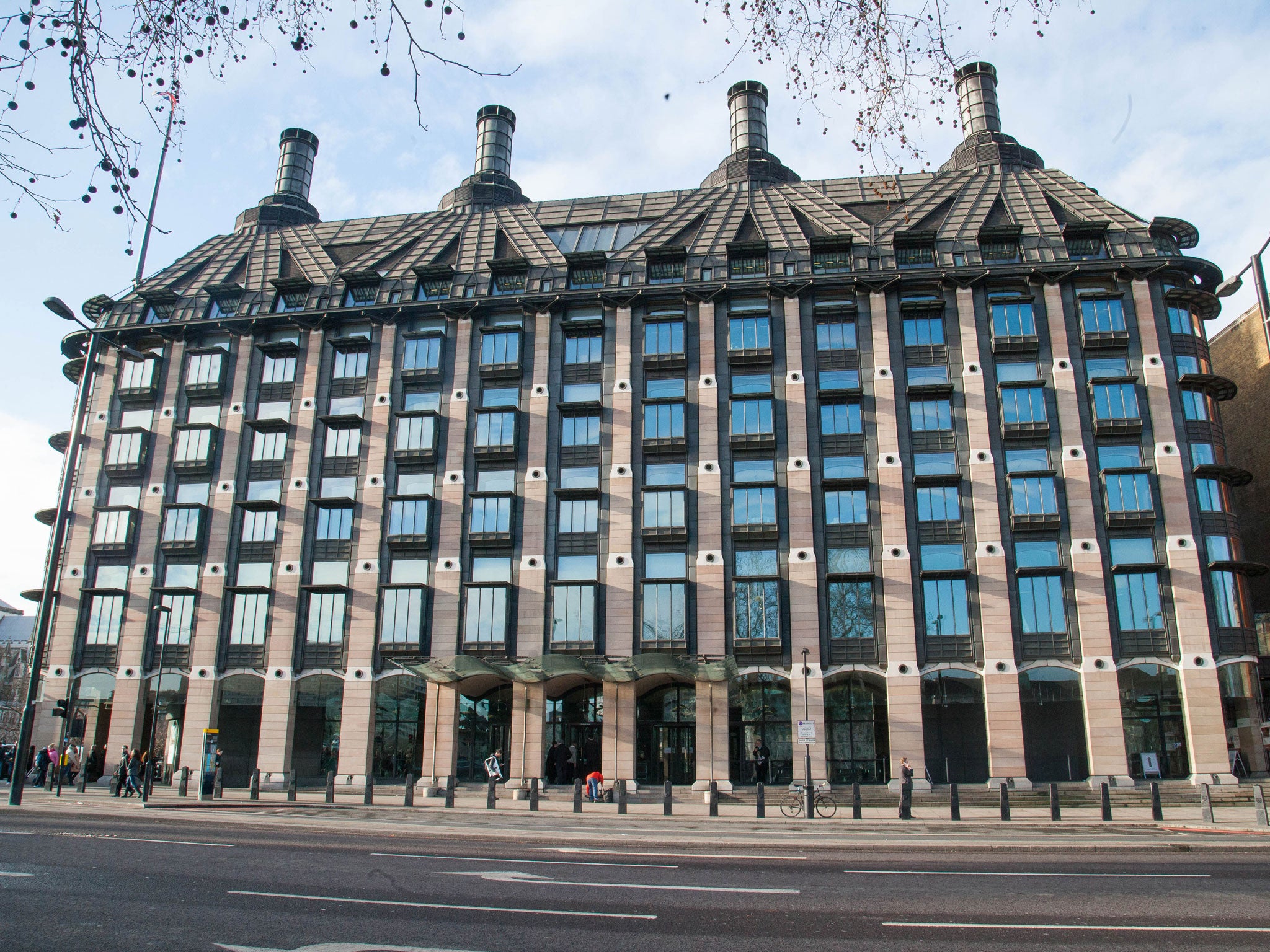 Most MP offices are based in Portcullis House, the modern building across the road from the Houses of Parliament (Rex)