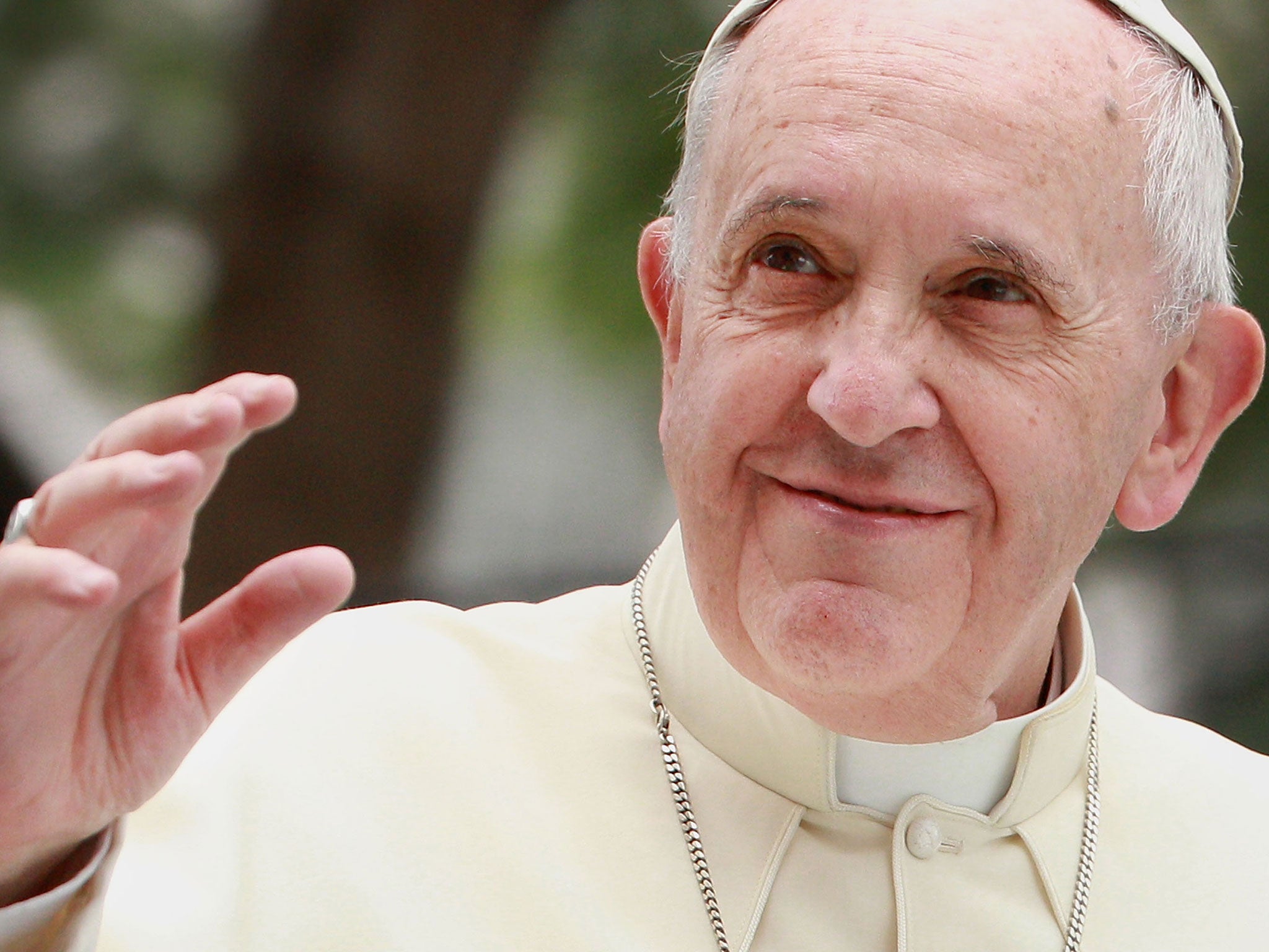 Pope Francis has built showers for homeless people