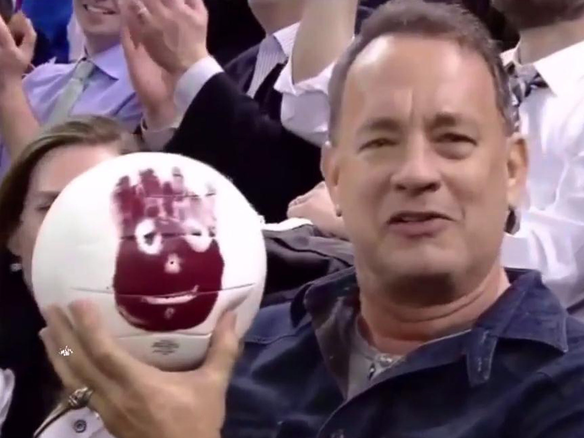 Tom Hanks reunited with his beloved Wilson, The Independent
