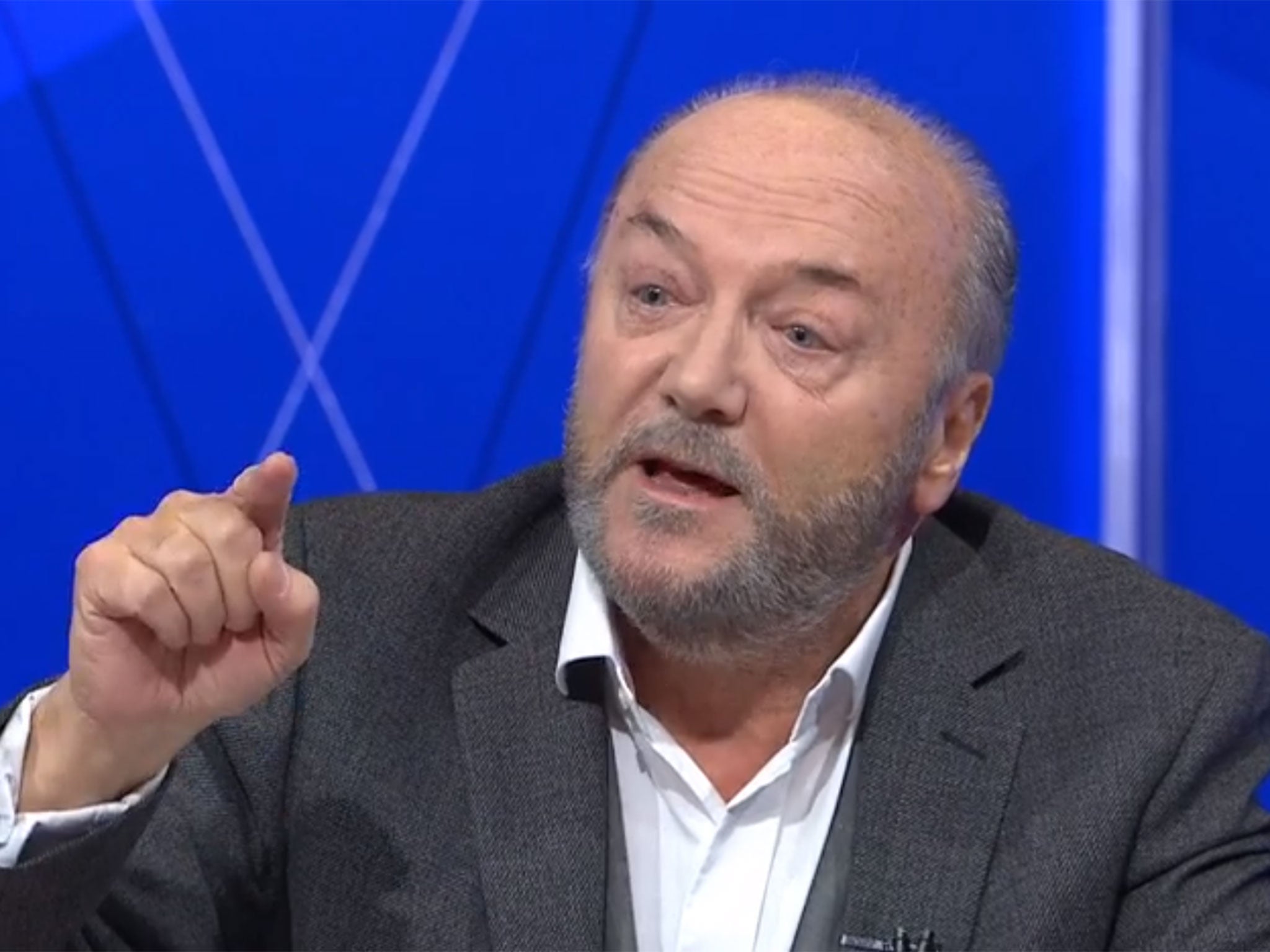 Bradford West MP, George Galloway, clashes with audience members on BBC Question Time.